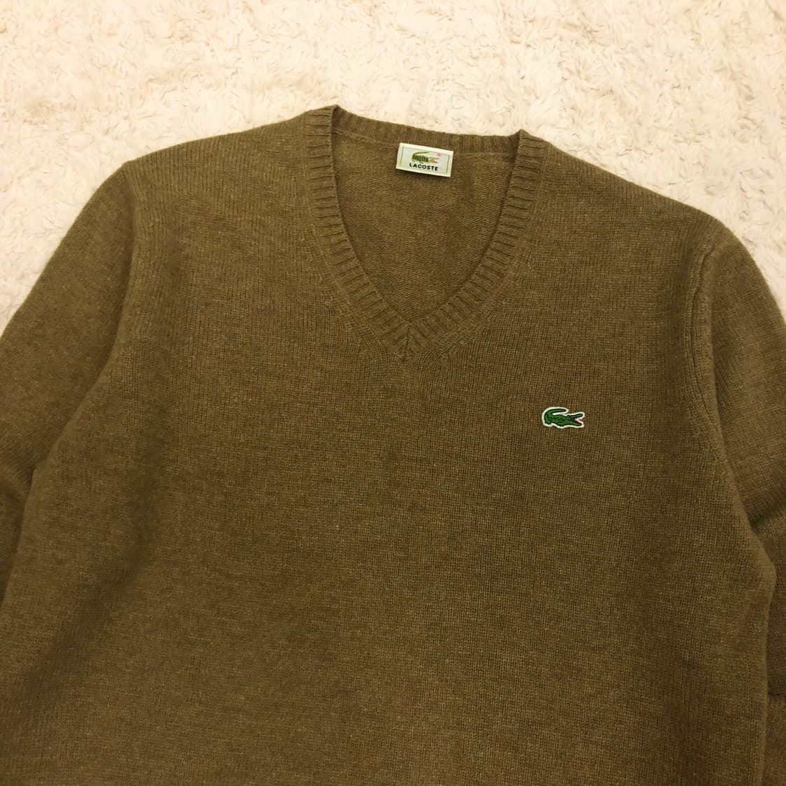 라코스테 재팬 울 브이넥 니트 상품이미지3