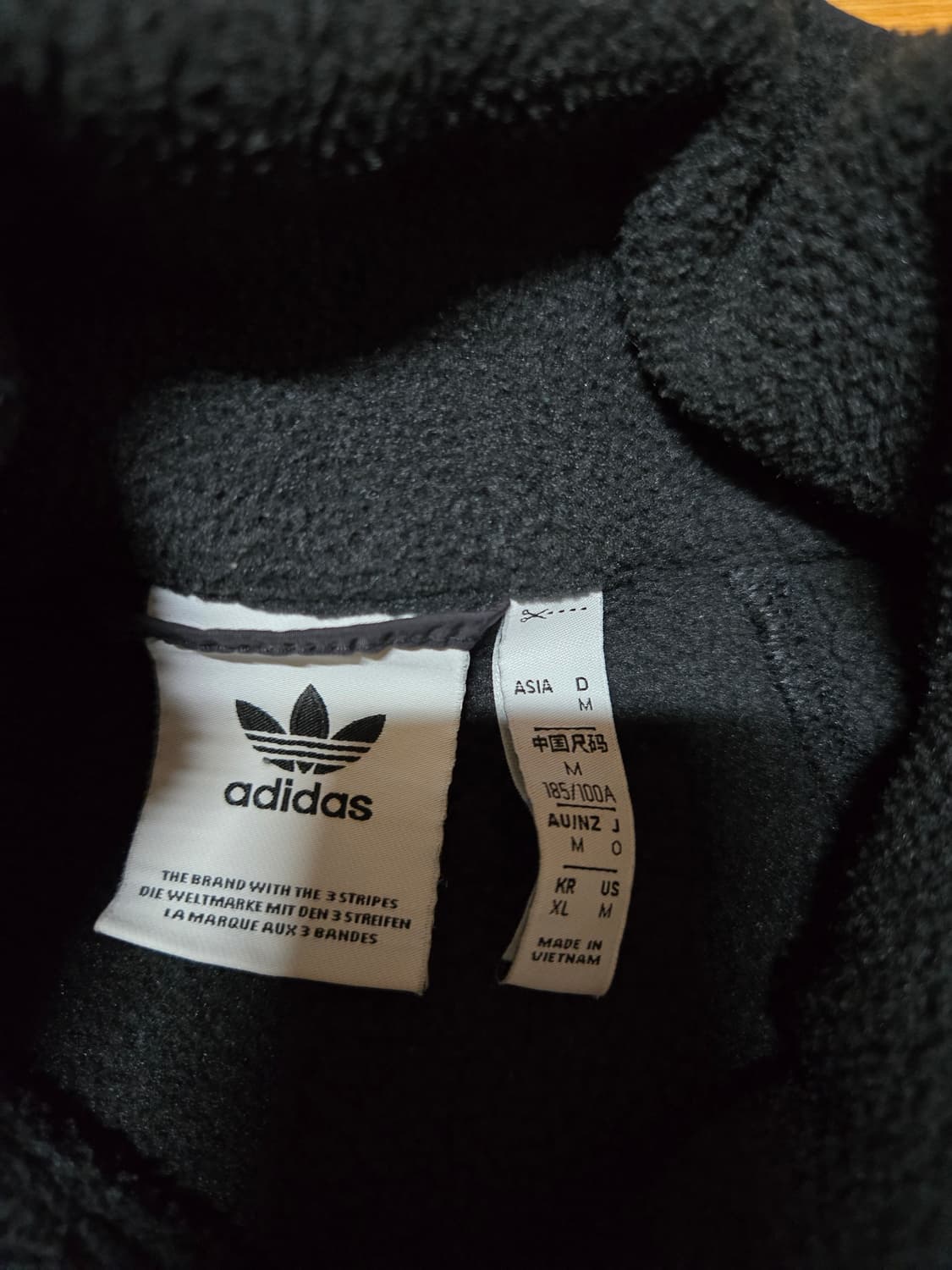 아디다스 남성 후리스 아노락 반집업 상품이미지6