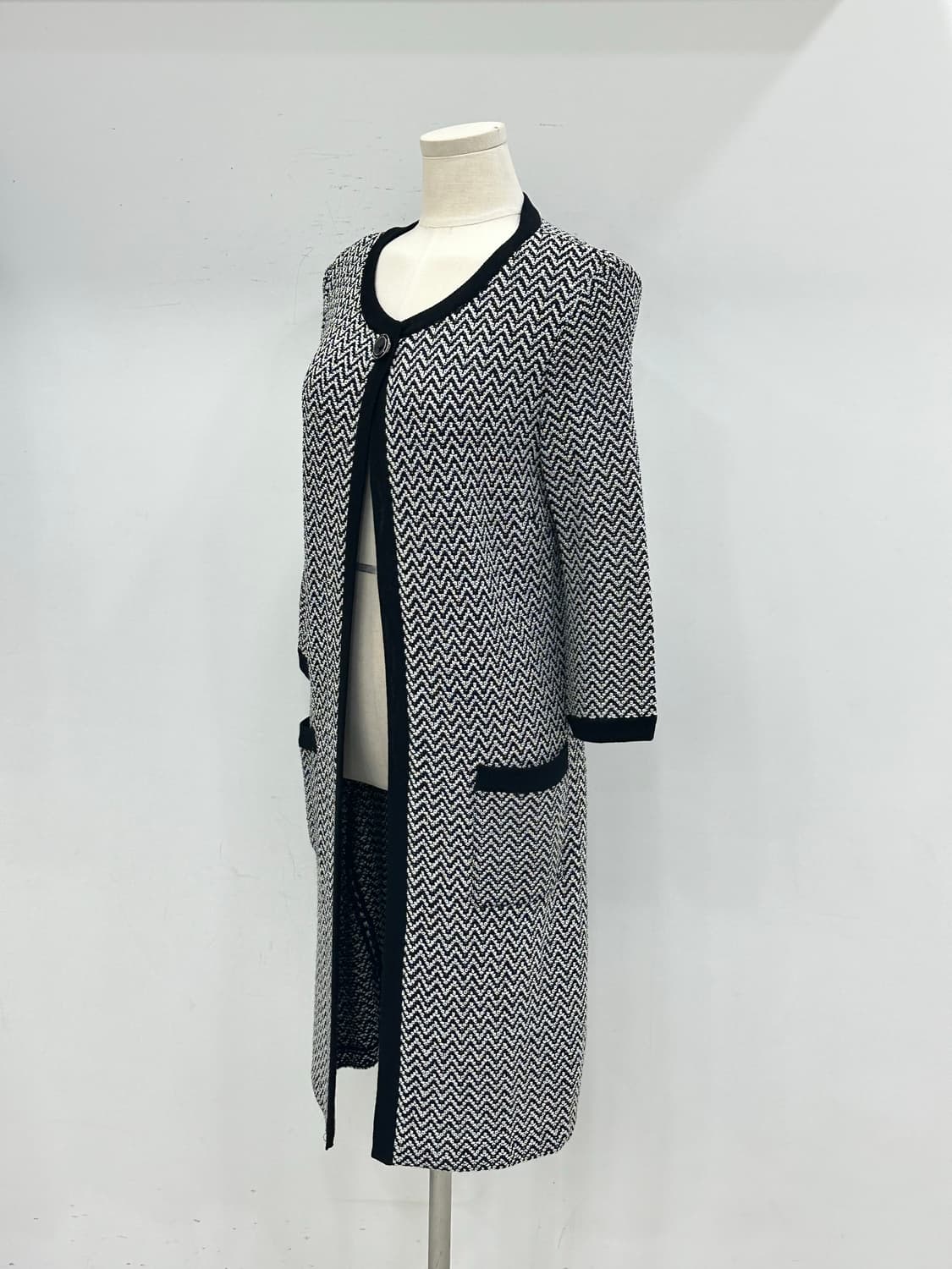 센존 니트 롱 자켓 상품이미지5