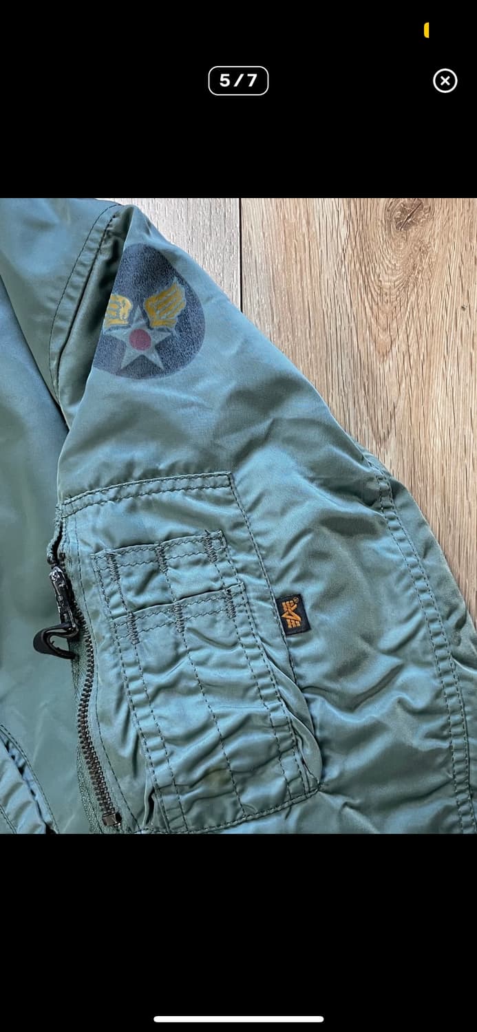 90s 알파인더스트리 ma 1 상품이미지6