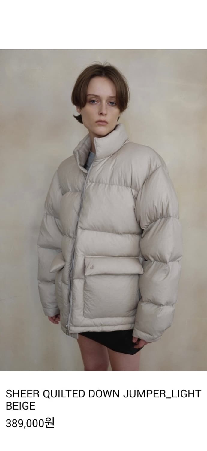 (새상품) overdueflair down jumper 상품이미지1