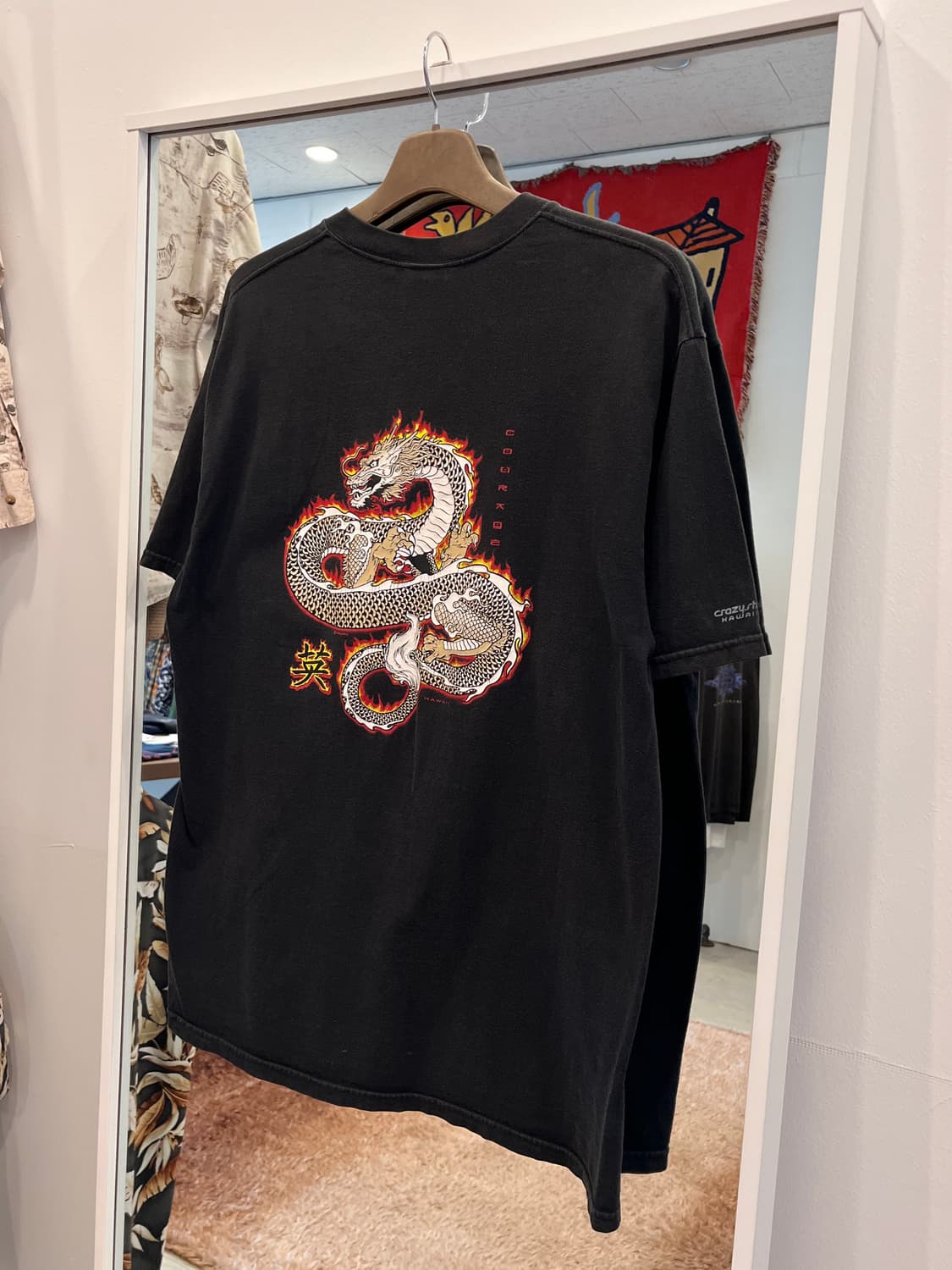 Crazy Shirts 빈티지 드래곤 프린팅 반팔 티셔츠 상품이미지4