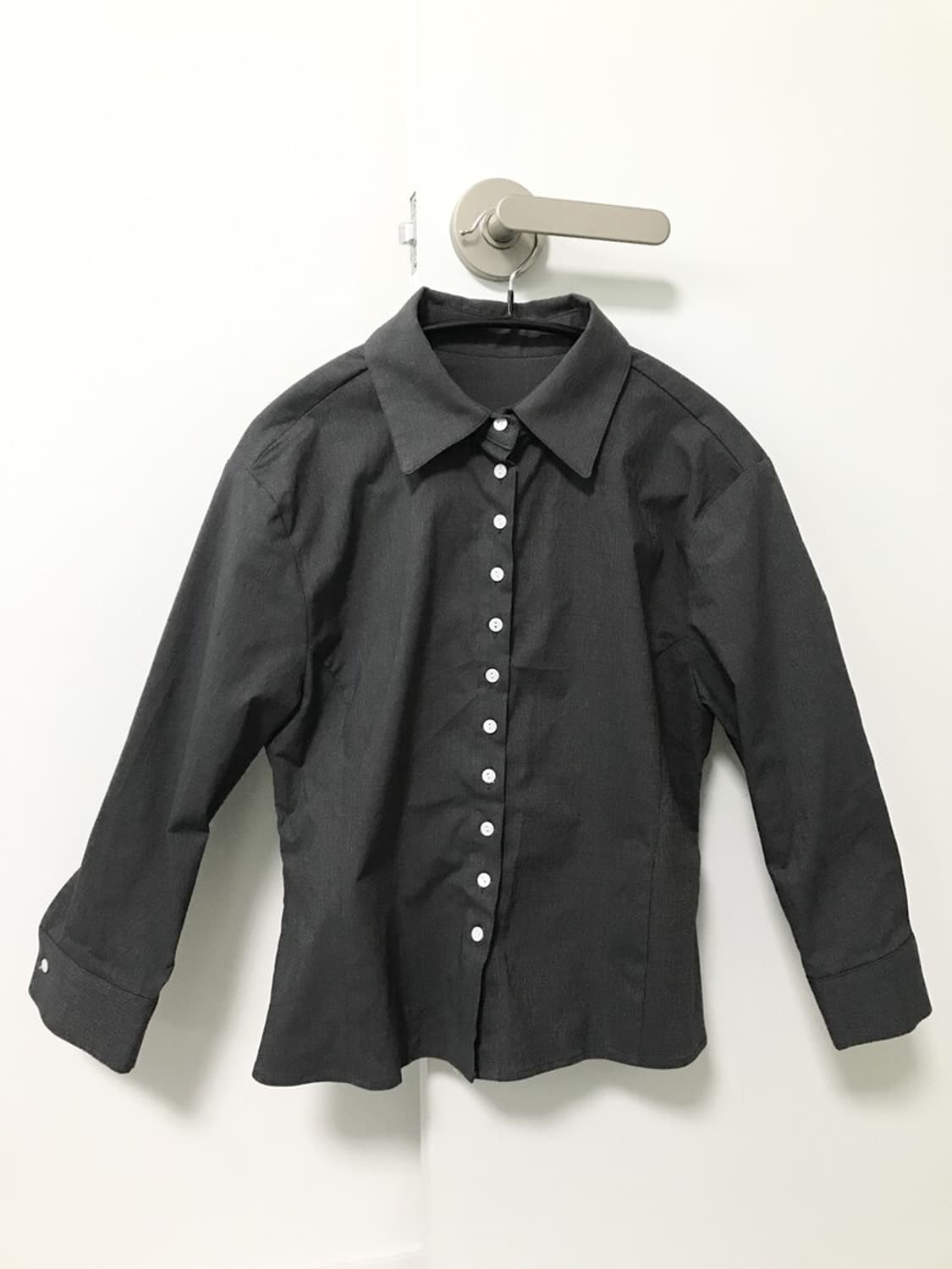 Teufti maison button shirt - charcoal 상품이미지5