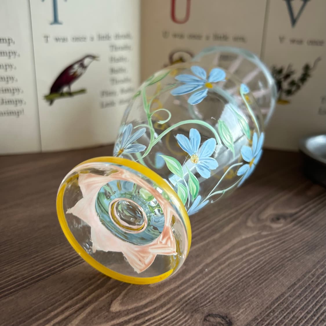 핸드페인티드 빈티지 화병 꽃병  상품이미지9