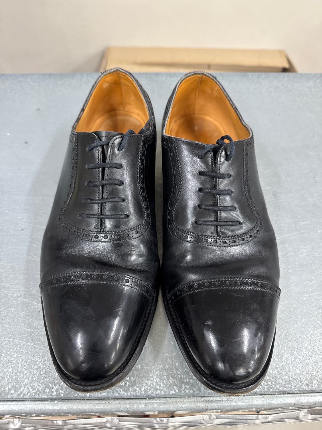 존롭 윙팁 더비 블랙 7.5 상품이미지5