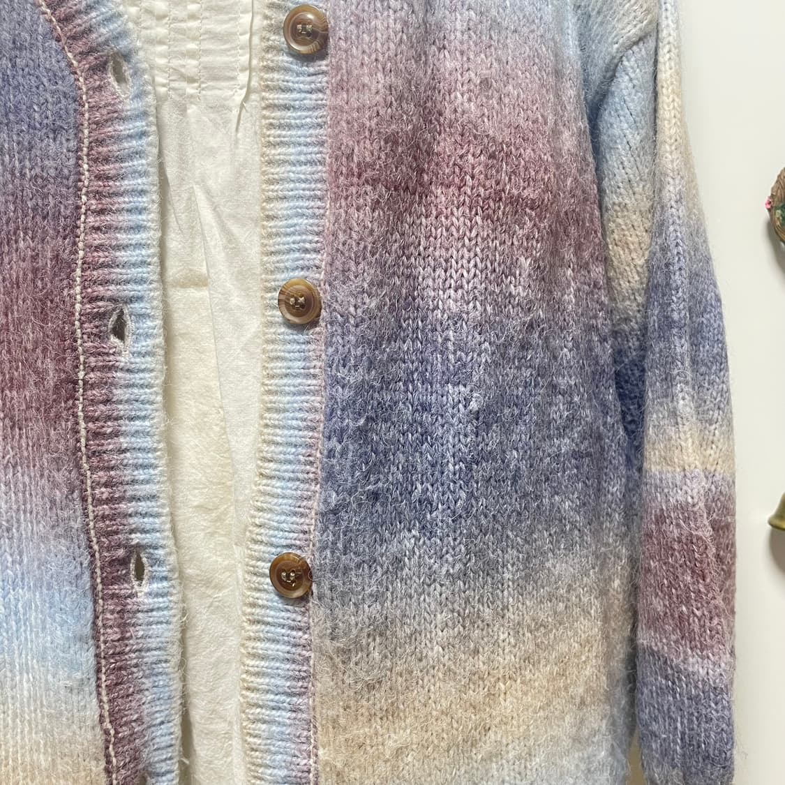 그라데이션 가디건 #모리걸 #모리가디건 #봄 #퍼플 상품이미지5