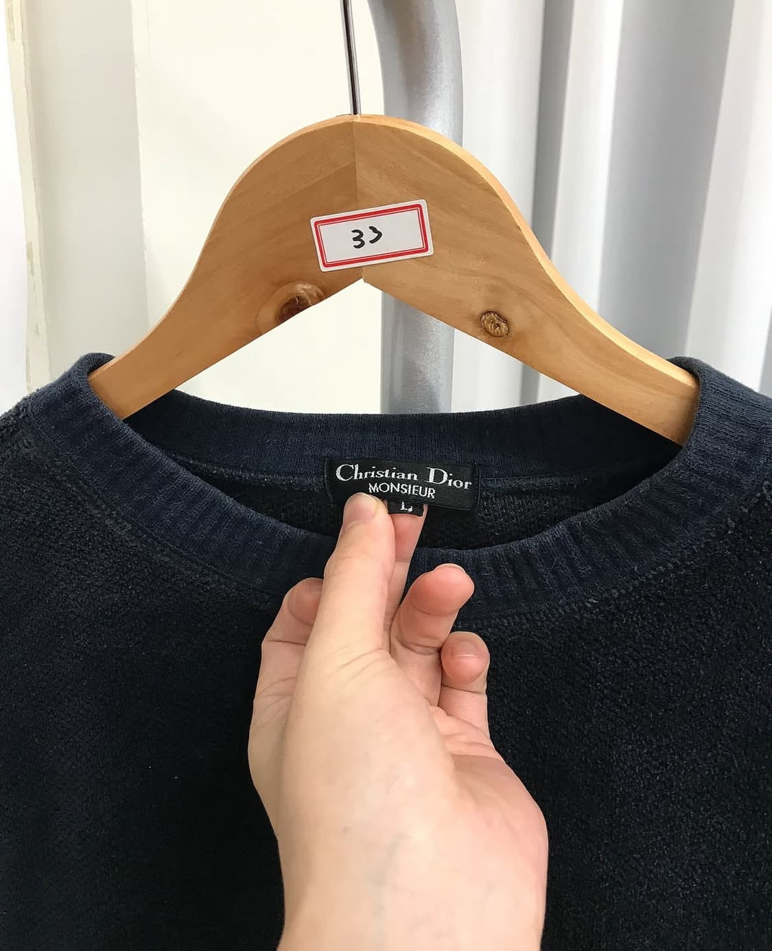 크리스찬 디올 로고 플리스 맨투맨 상품이미지3