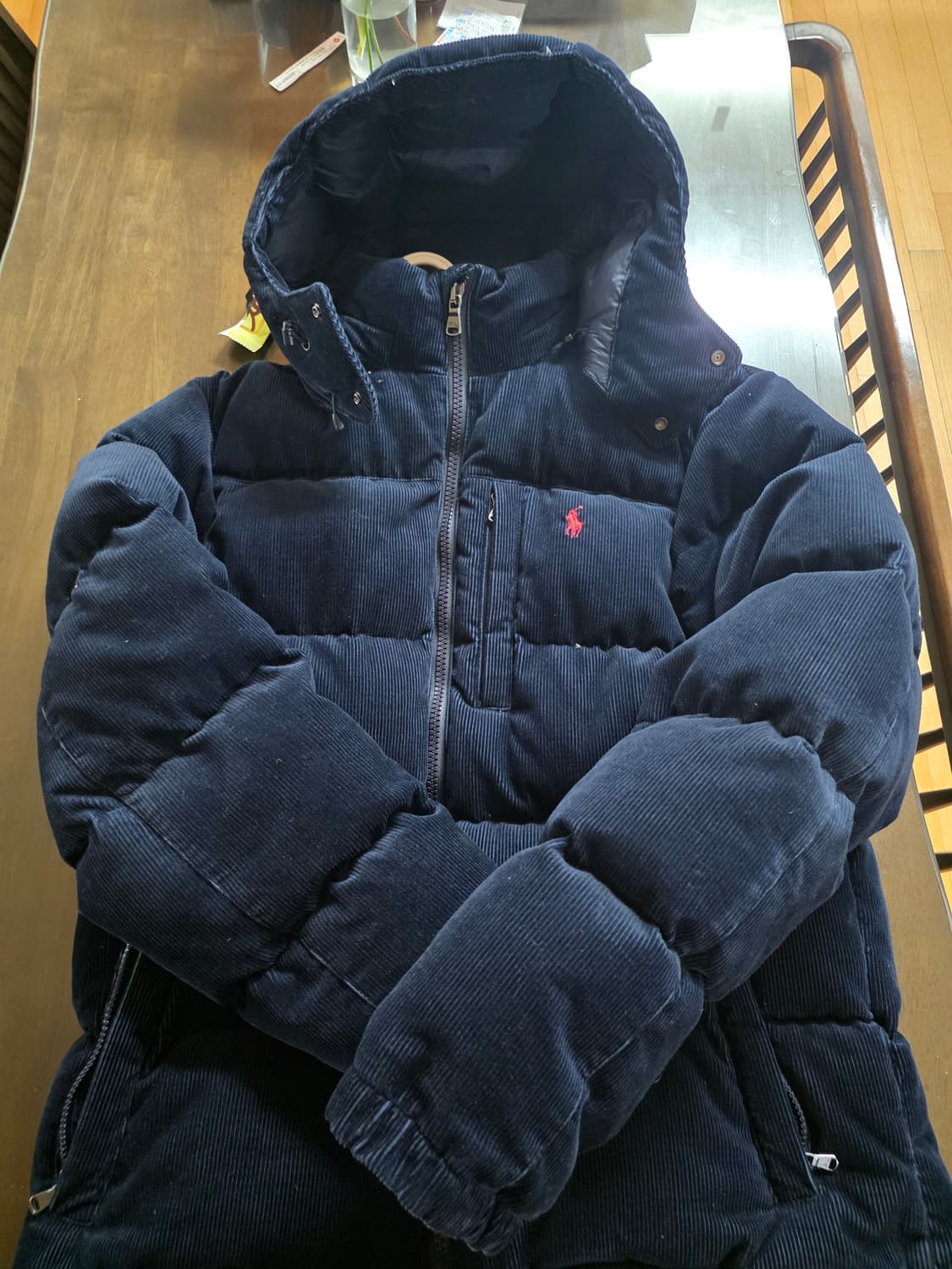 폴로 랄프로렌 고햅 코듀로이 패딩 L 상품이미지2