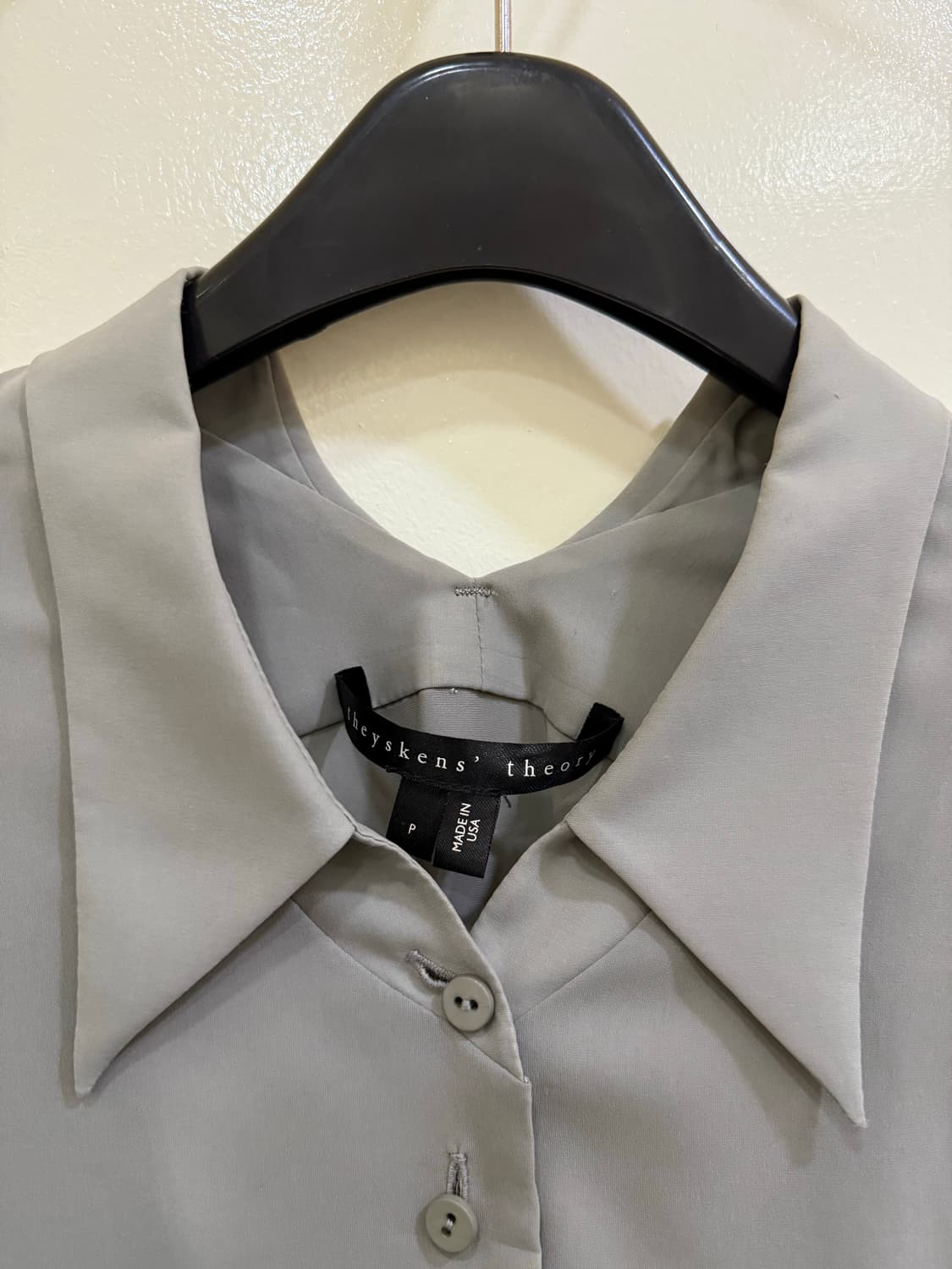 띠어리 시스루 블라우스 셔츠 정품 상품이미지5