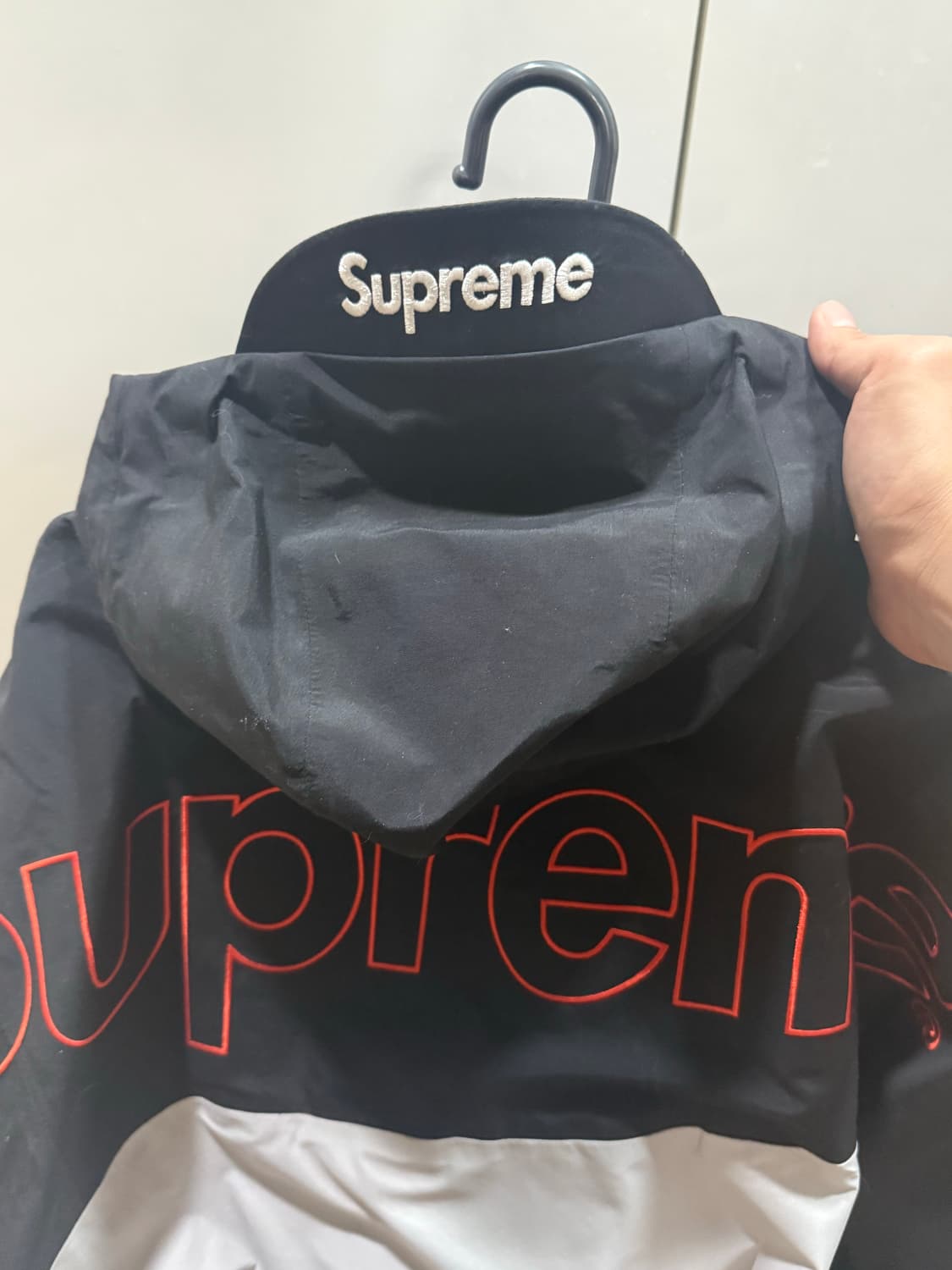 슈프림 x 노스페이스 테입드 심 쉘 자켓 XL 상품이미지6