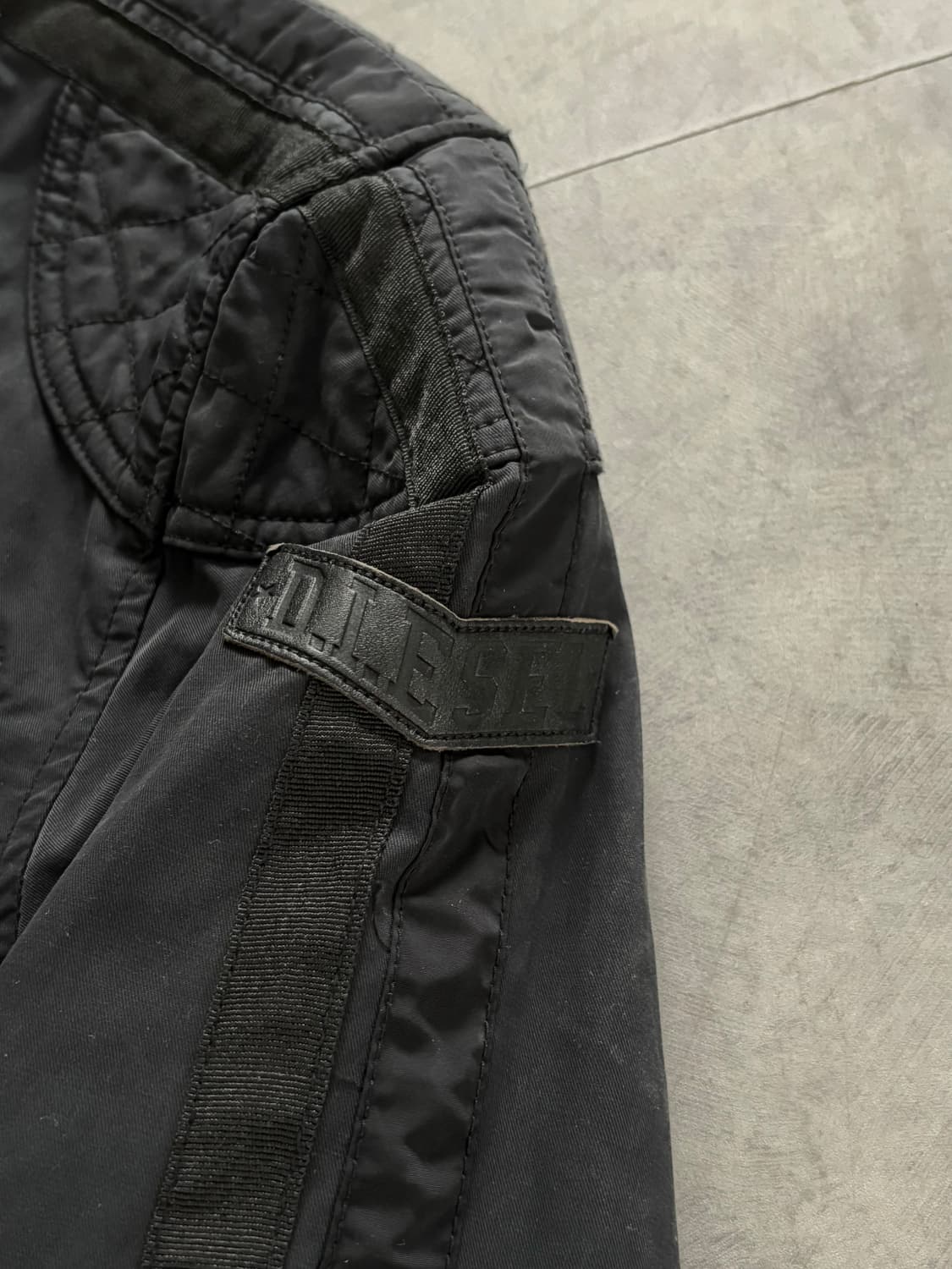 Diesel 디젤 J-ARES 나일론 바이커 자켓  상품이미지4