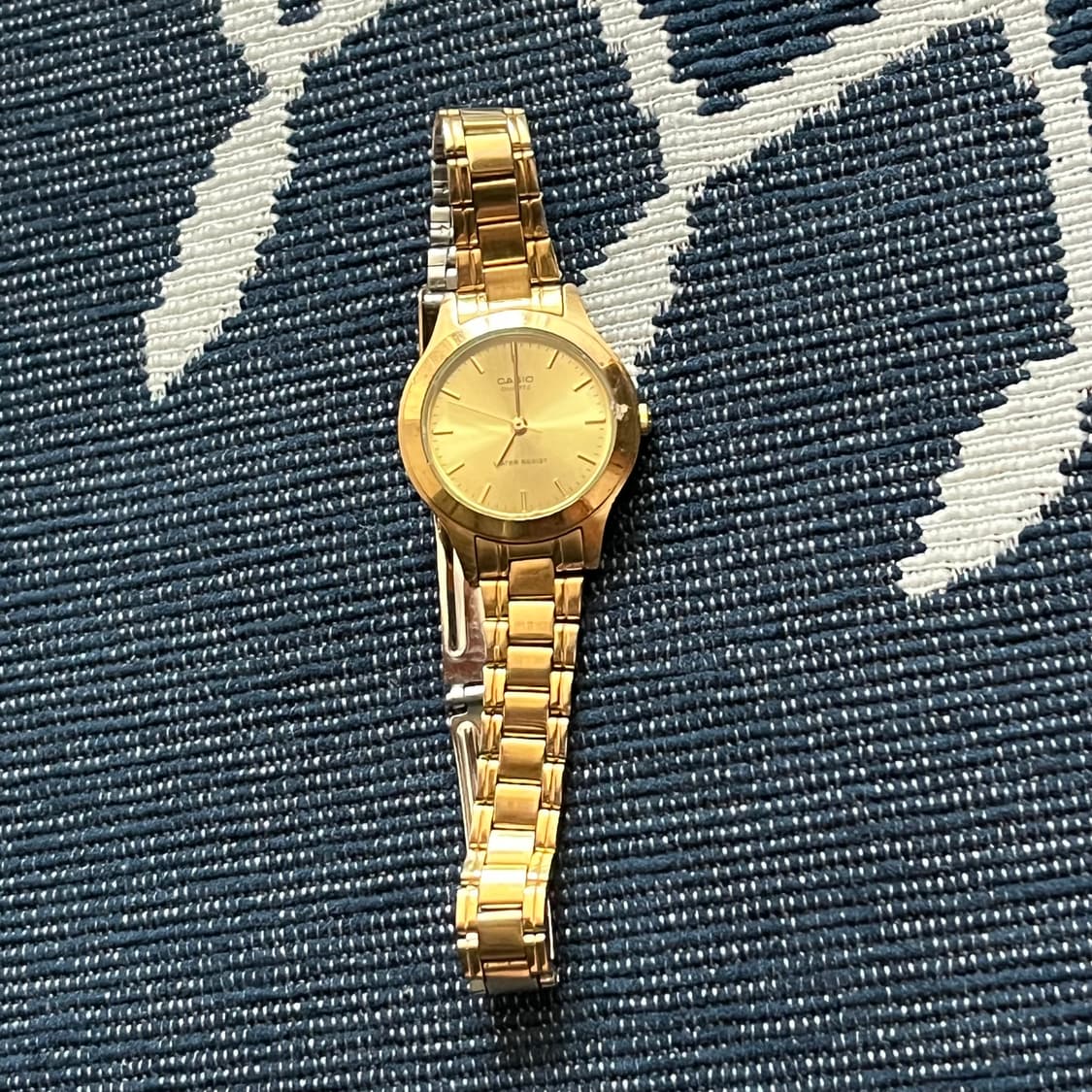 카시오 빈티지 아날로그 골드 메탈 시계 상품이미지2
