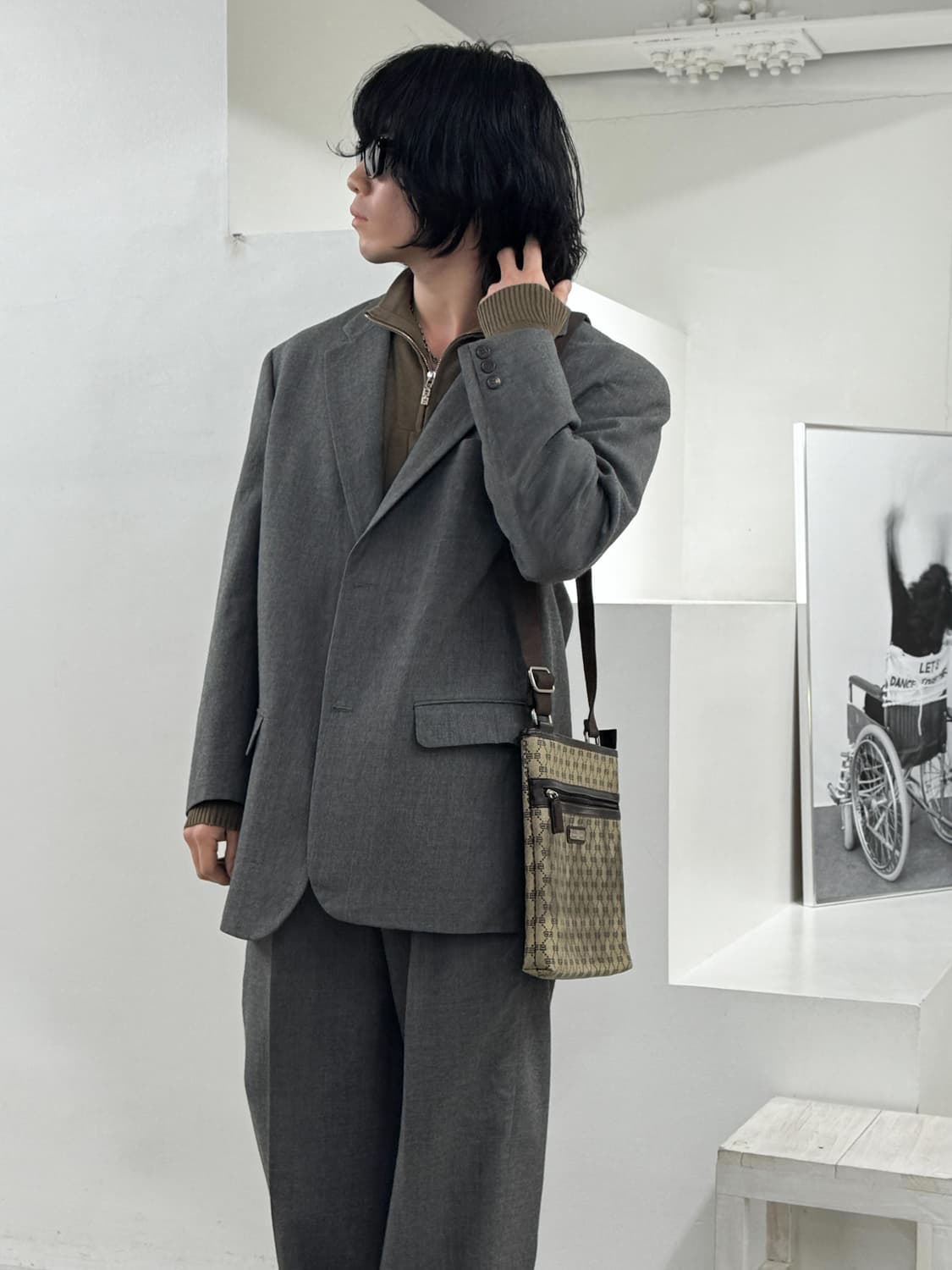 90년대 발렌시아가 BB 크로스백 상품이미지7