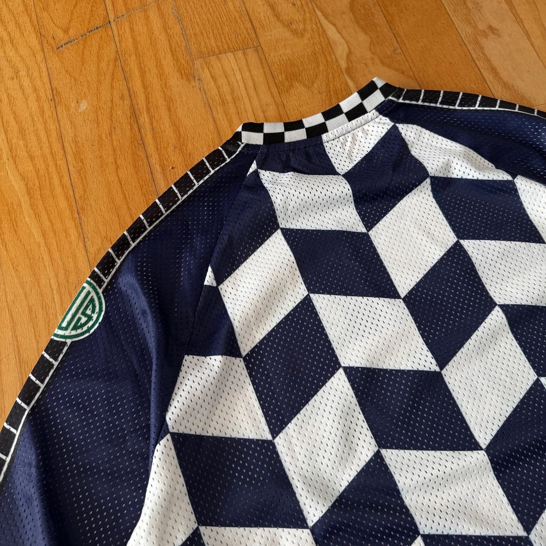 데우스 DEUS 메쉬 체커 져지 M 신품 상품이미지7