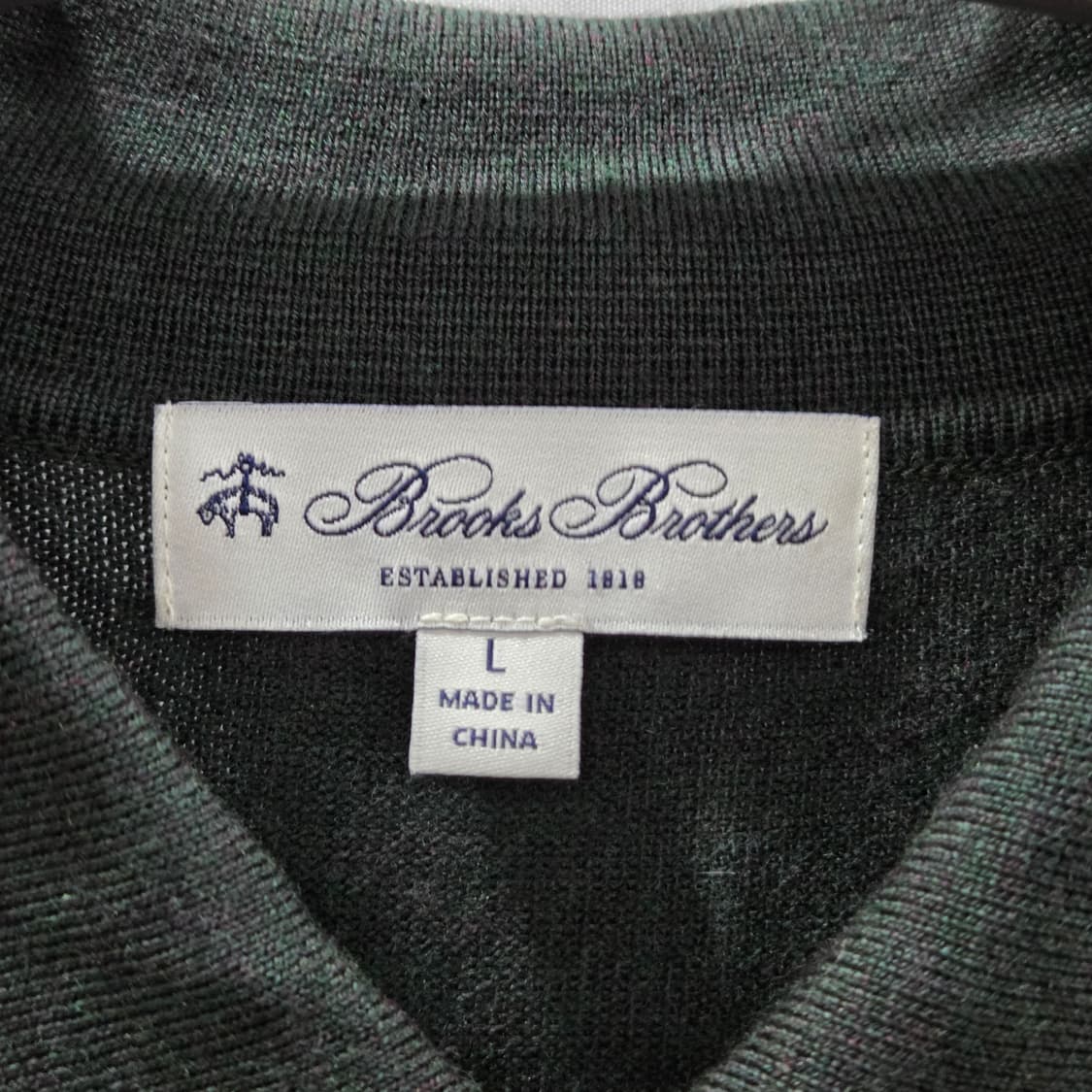 브룩스브라더스 울 카라니트 L 상품이미지3