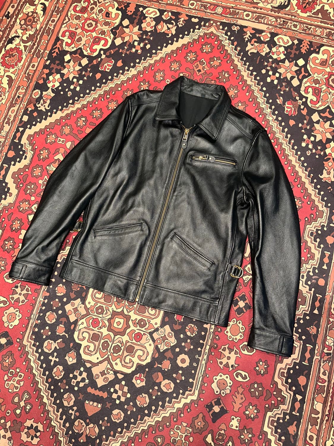 ( M-L ) 바이커자켓 스포츠가죽 가죽자켓 레더자켓 라이더자켓 상품이미지5