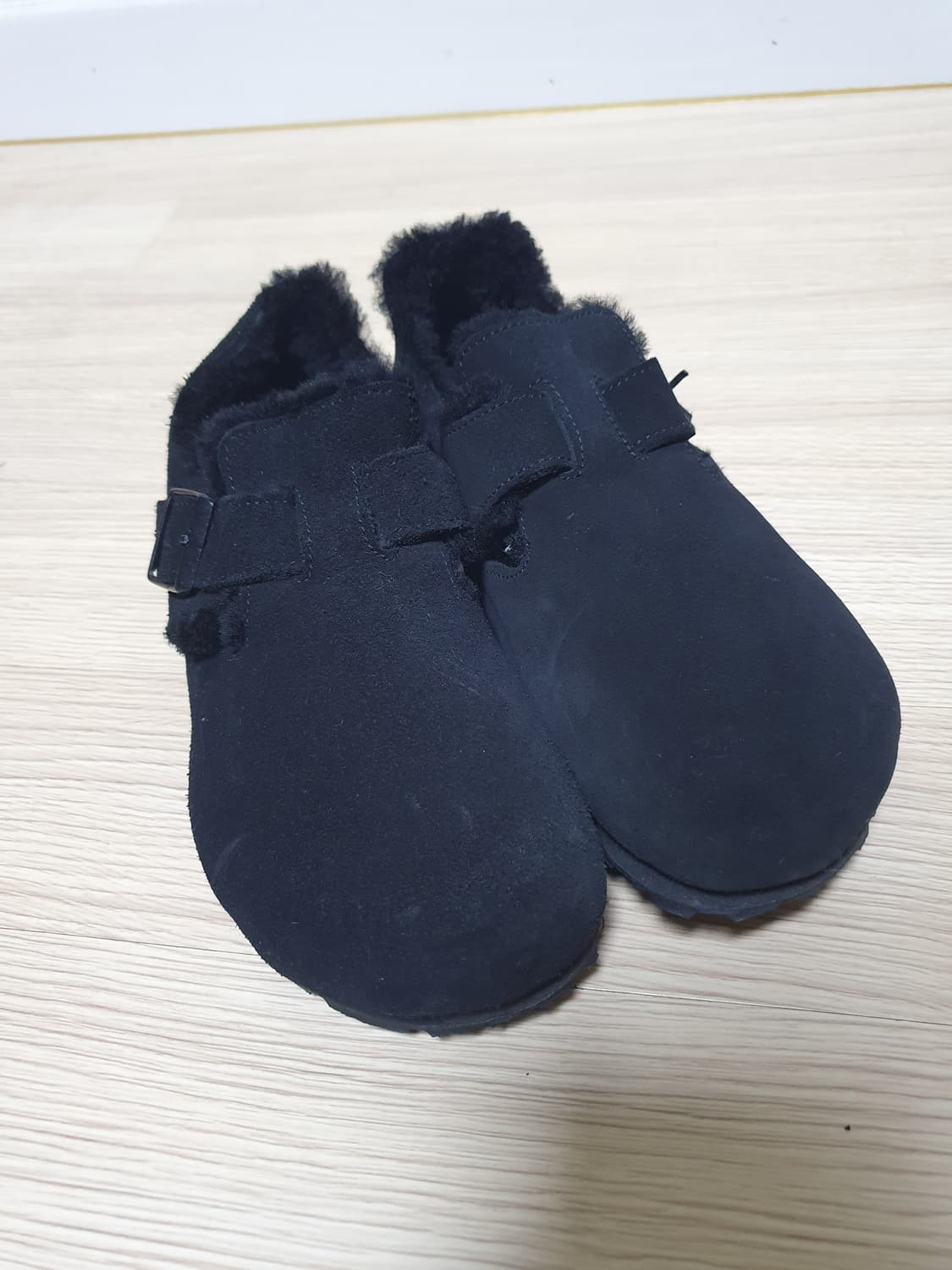 버켄스탁 런던 시어링 블랙 225 상품이미지9