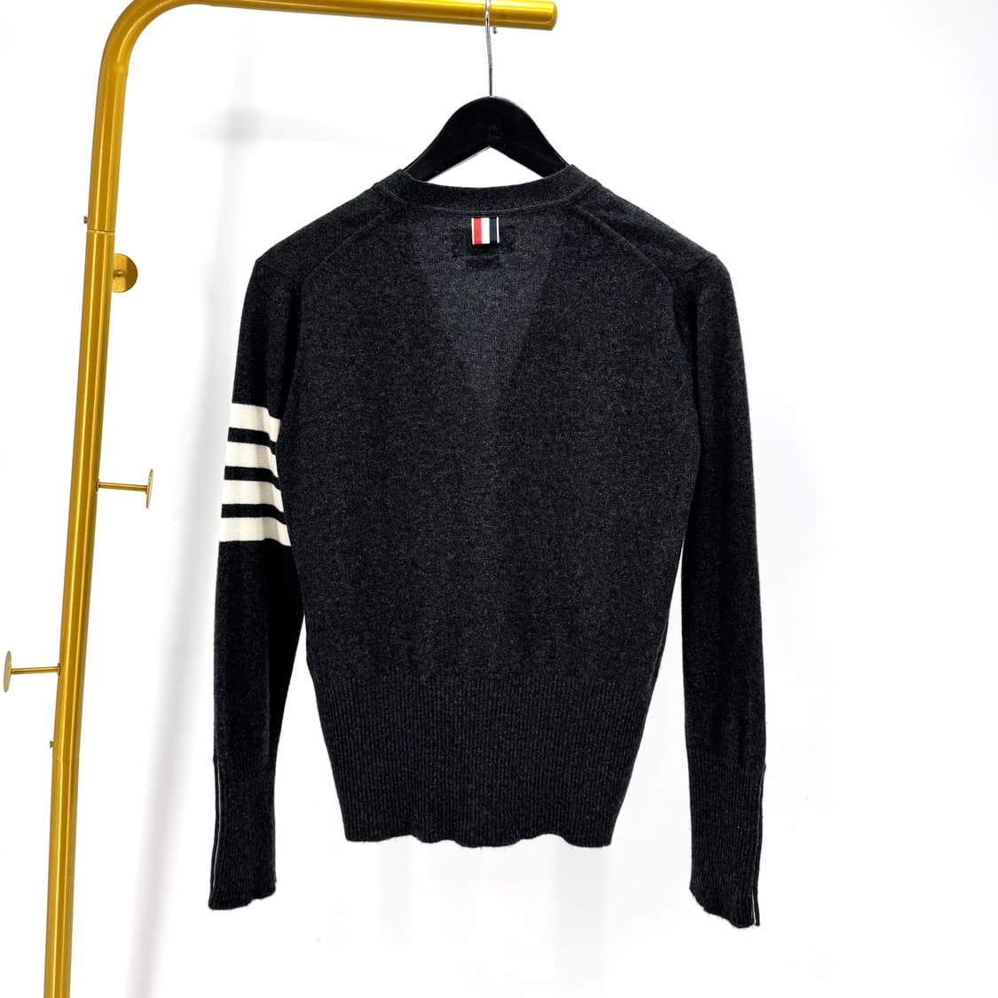 [1사이즈] 톰브라운 사선완장 캐시미어 가디건 (MKC001A) 상품이미지5