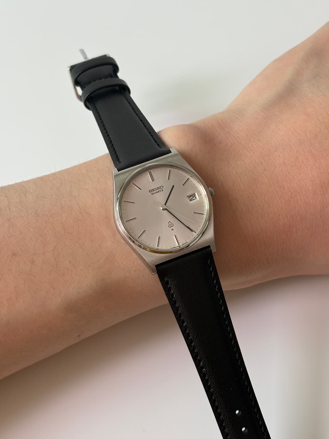 세이코 1980년대 Emblem 실버 쿼츠 남성 상품이미지6