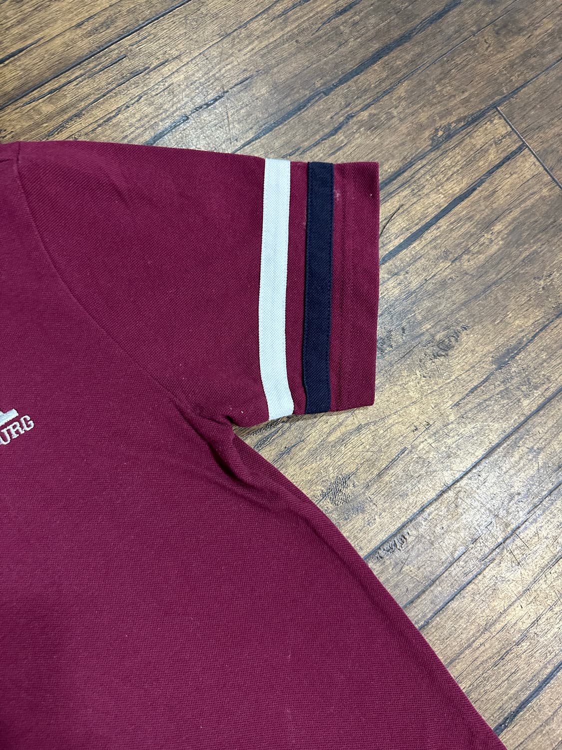 어반테이스트 버건디 반팔 카라티 L 상품이미지3