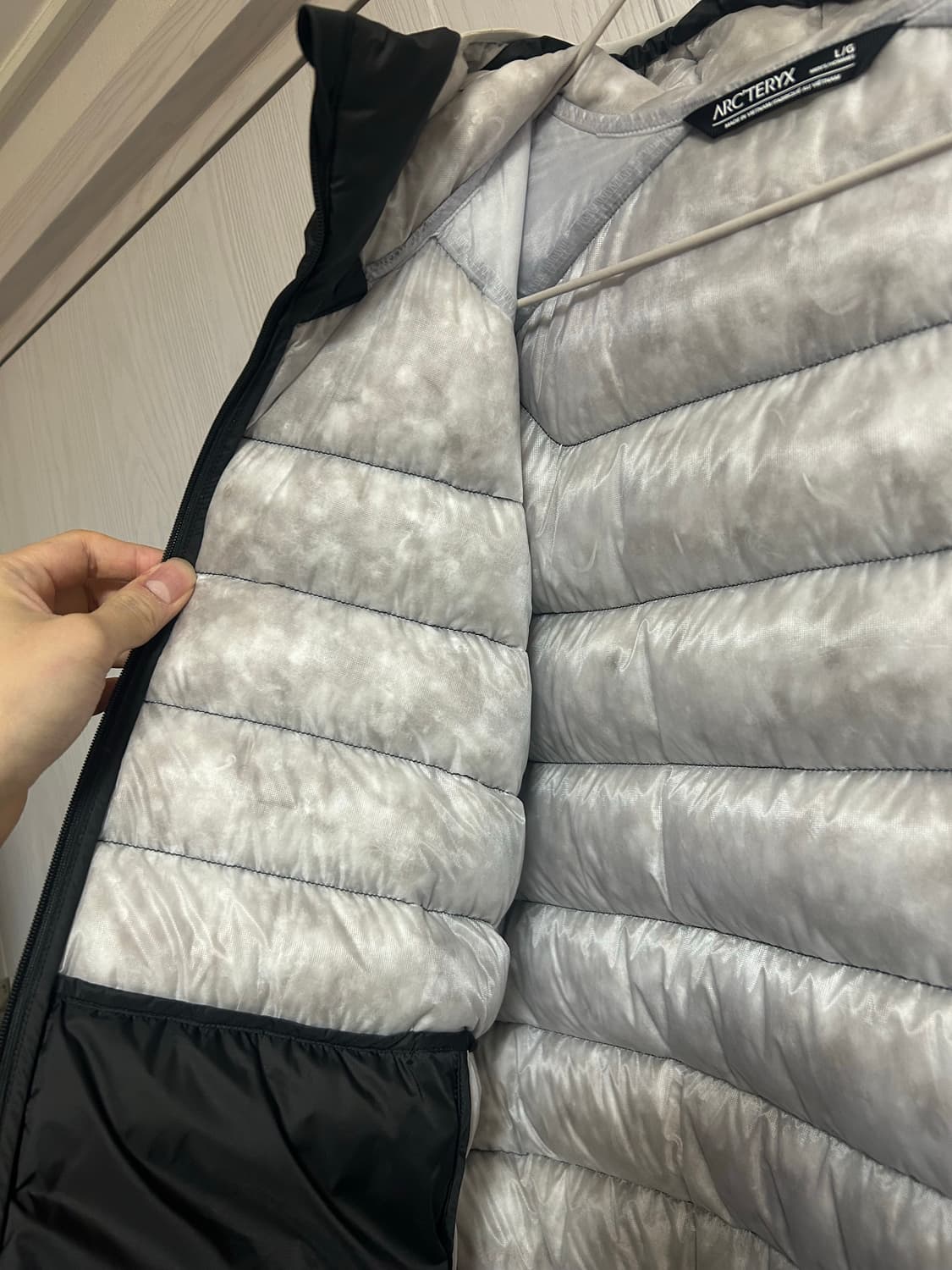 아크테릭스 세륨 SV 후디 블랙 오르카 L사이즈 상품이미지9