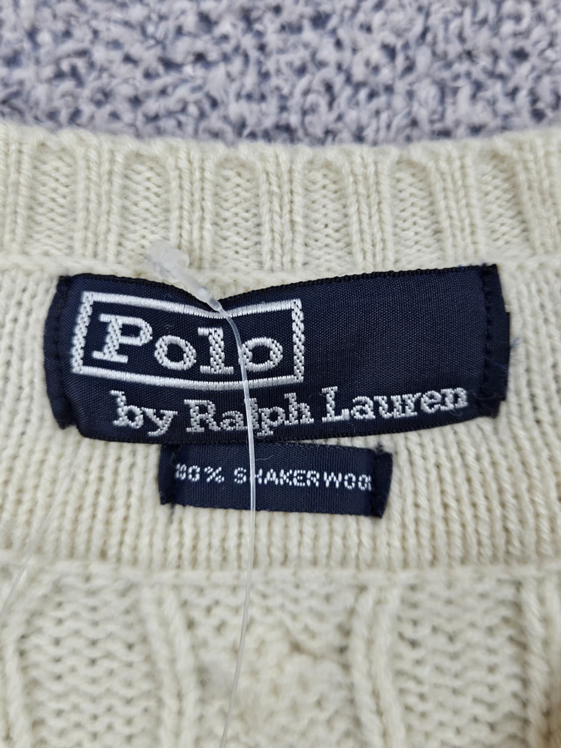 90's 폴로랄프로렌 크리켓 케이블 스웨터 니트 ( 90 )/ 10221 상품이미지8
