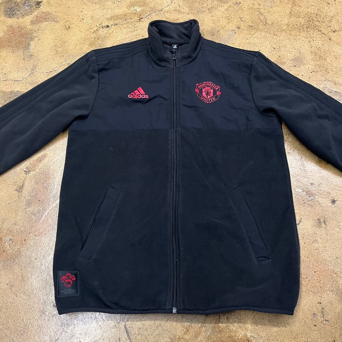 [ 정품/XL ] 아디다스 맨체스터유나이티드 플리스 자켓 b19 상품이미지3