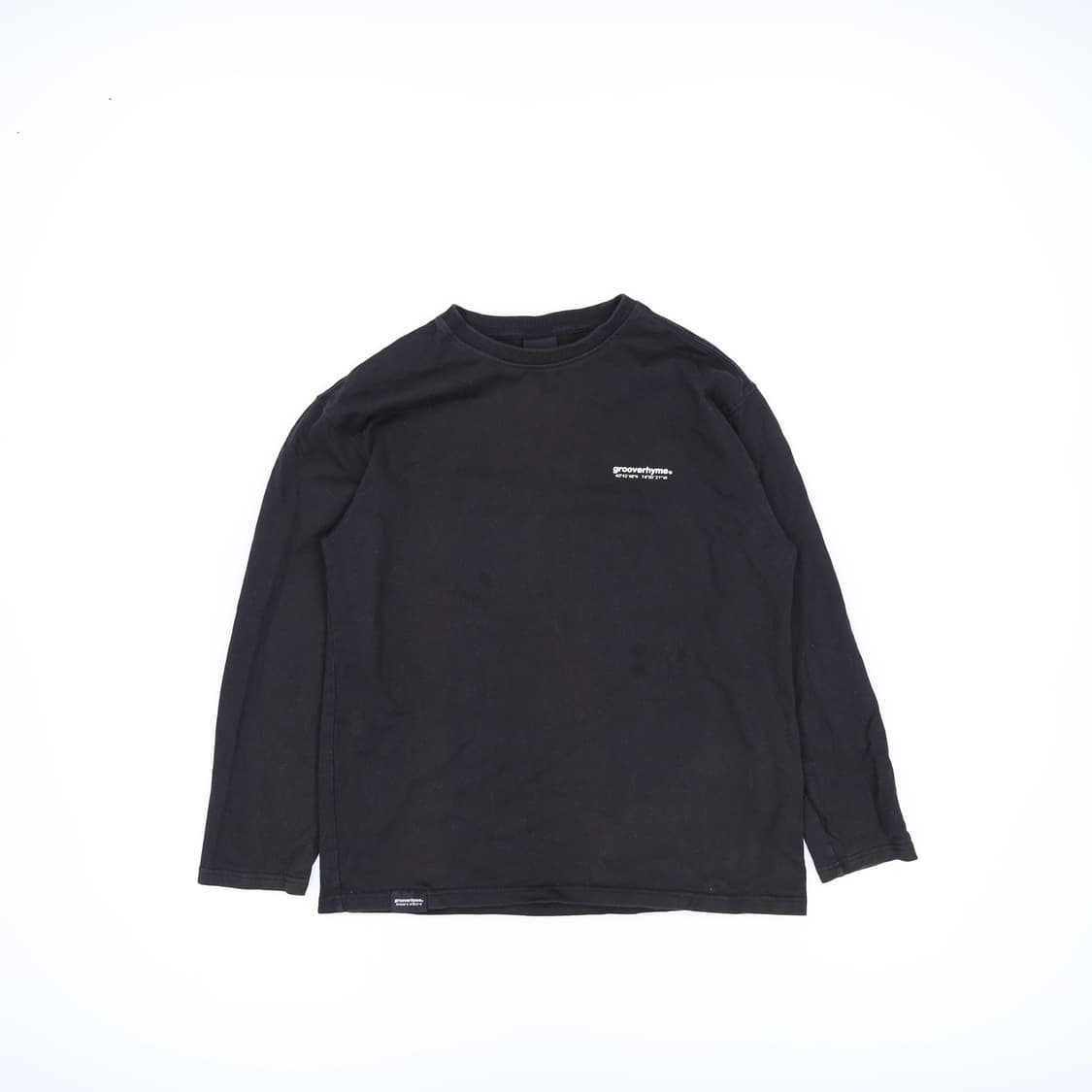 [S] 그루브라인 스몰로고 긴팔티 0108J 상품이미지1