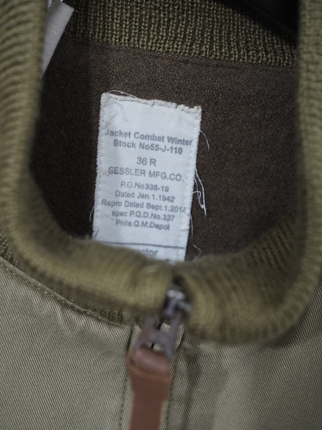 vintage talon zipper tanker jacket  상품이미지7