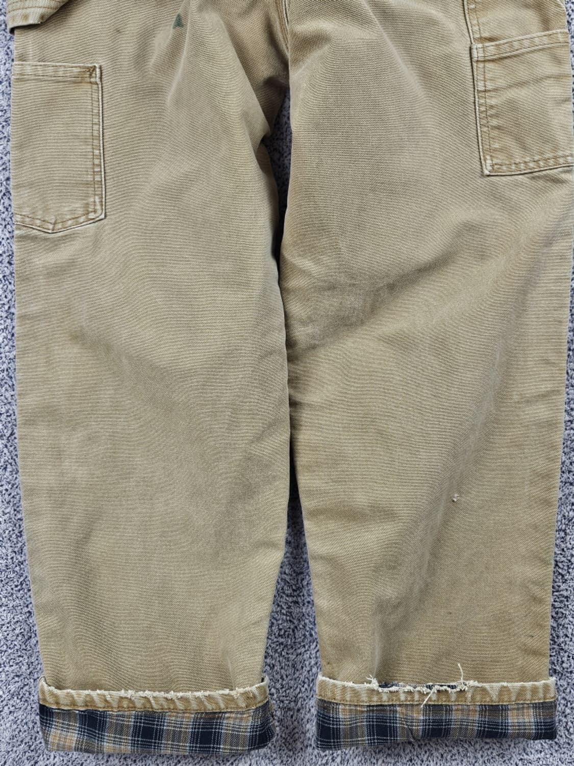 칼하트 헤비 플란넬 캔버스 카펜터 워크 팬츠 (24"추정) / 10520 상품이미지10