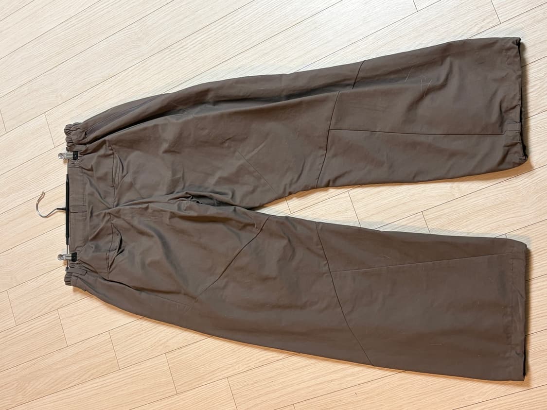 산산기어 지퍼팬츠 브라운 상품이미지2