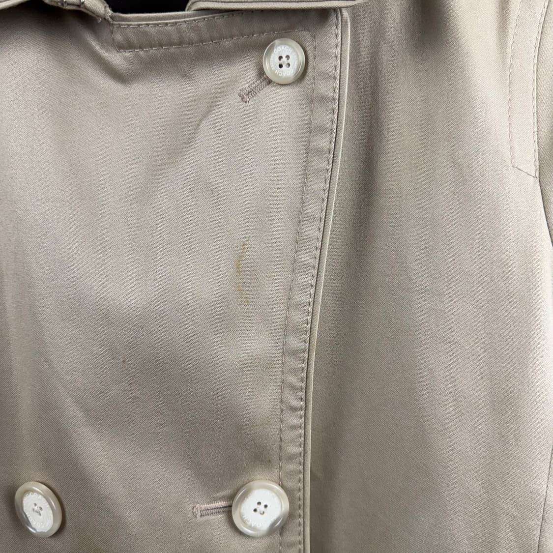 (M) 코치 우먼스 트렌치 코트 베이지 상품이미지4