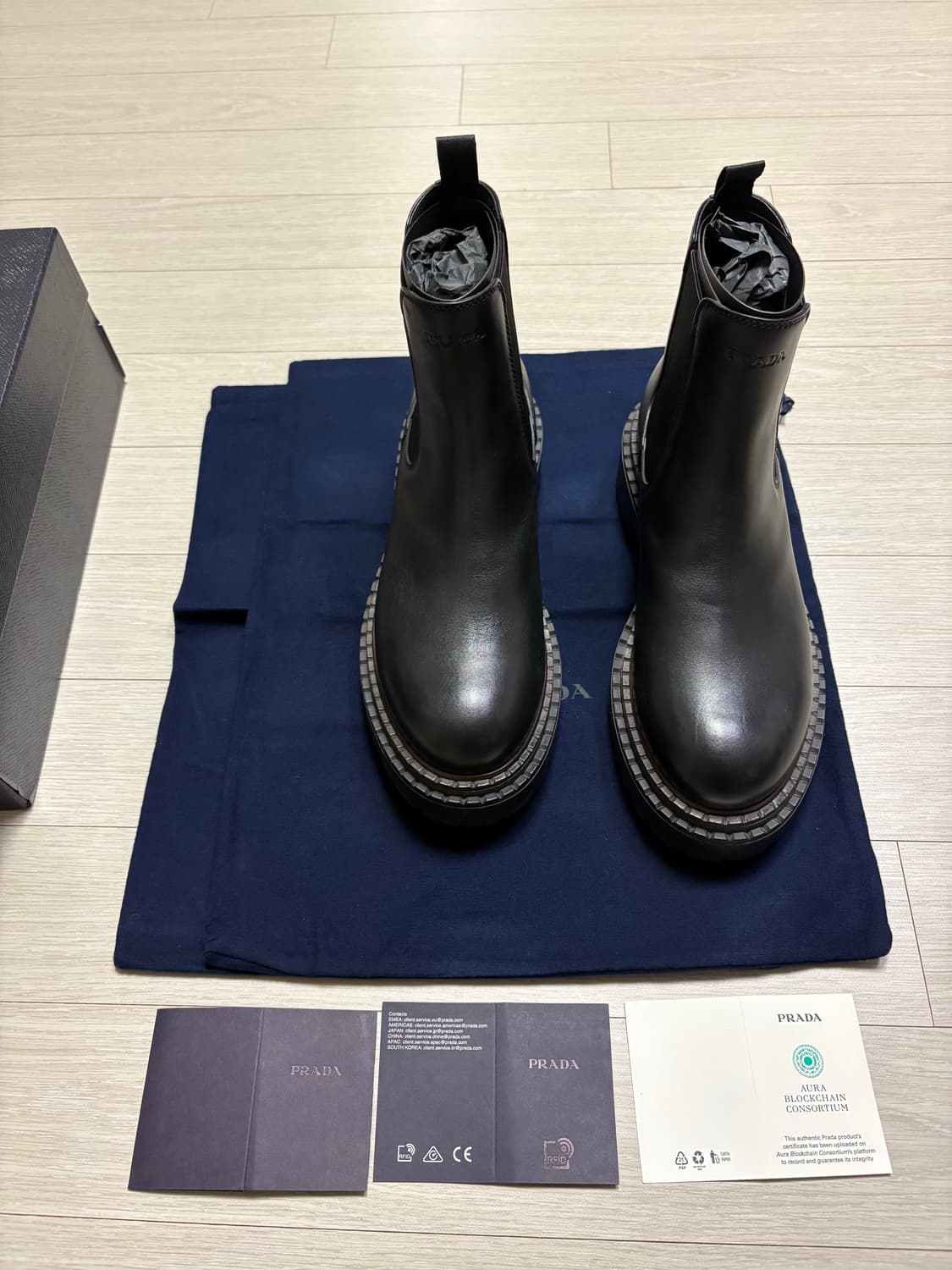 프라다 더블 초콜릿 부츠 새상품 (275-8.5) 상품이미지4