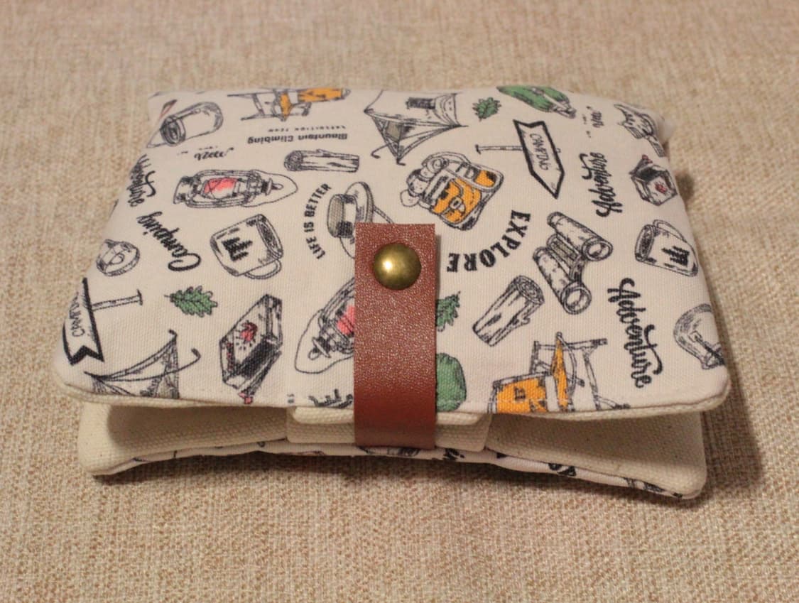 핸드메이드 밴딩 2포켓 파우치 상품이미지10