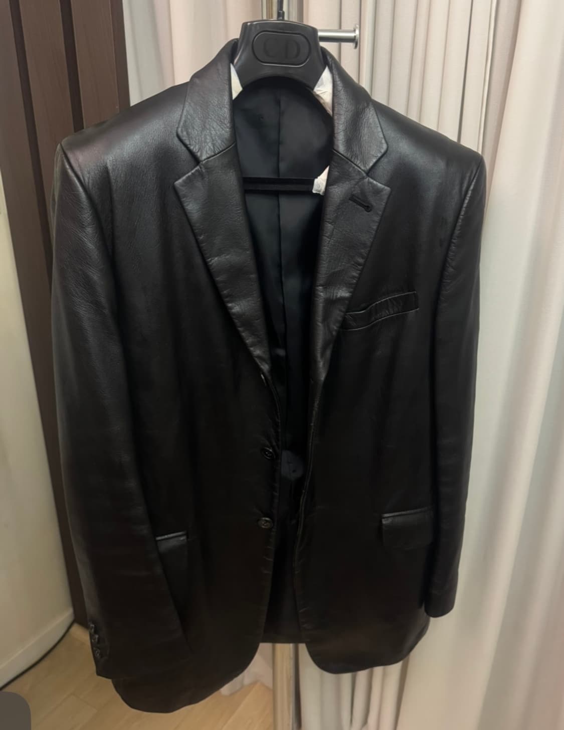 yohji yamamoto  durban A.A.A  레더 테일러드 재킷 상품이미지1