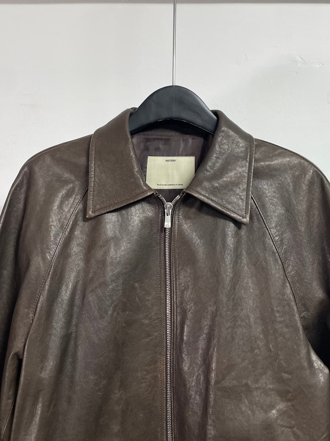 포터리 우먼스 램스킨 레더 오바사이즈드 자켓 (on.369) 상품이미지3