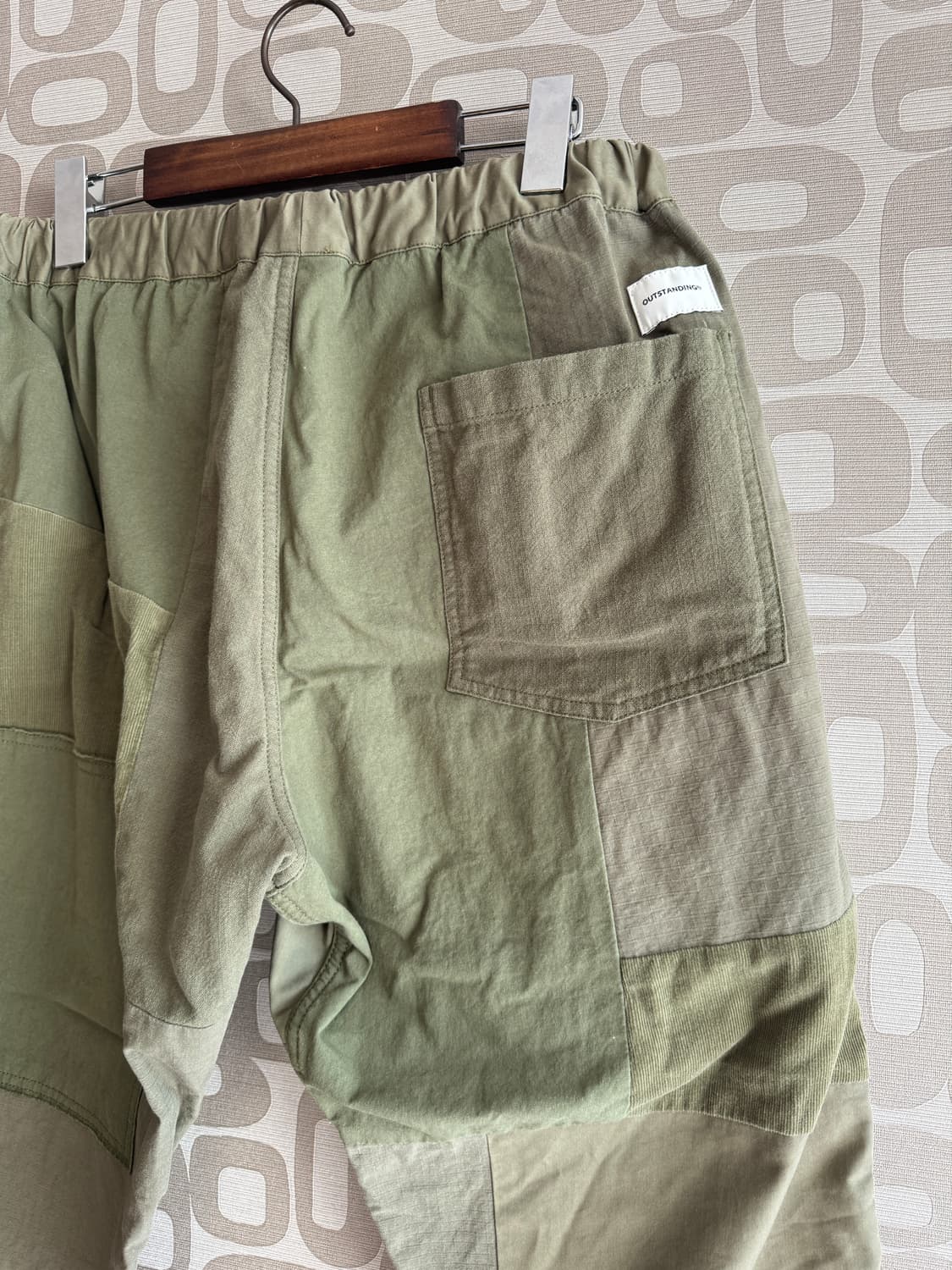 OUTSTANDING 아웃스탠딩 그라미치 st 패치워크 팬츠 바지 L 상품이미지5