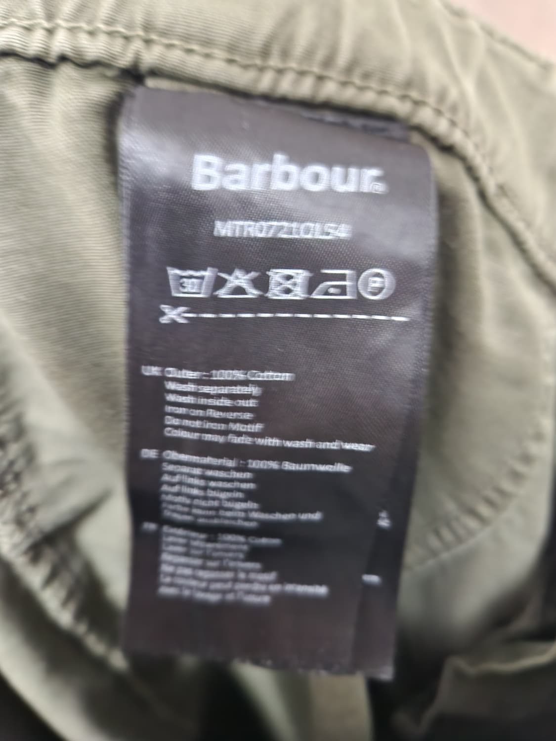 바버 Grindle Relaxed 트라우저 팬츠 상품이미지10