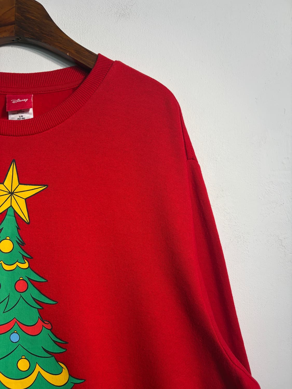 [L] U.S.A. 디즈니 미키마우스 크리스마스 맨투맨 스웻셔츠 L 상품이미지5