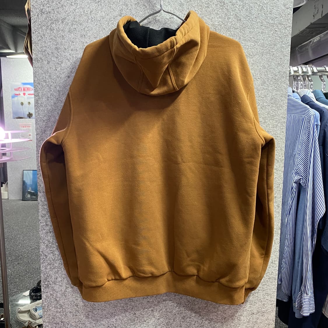 칼하트 패치로고 헤비웨이트 브라운 후드집업 B3973 상품이미지5