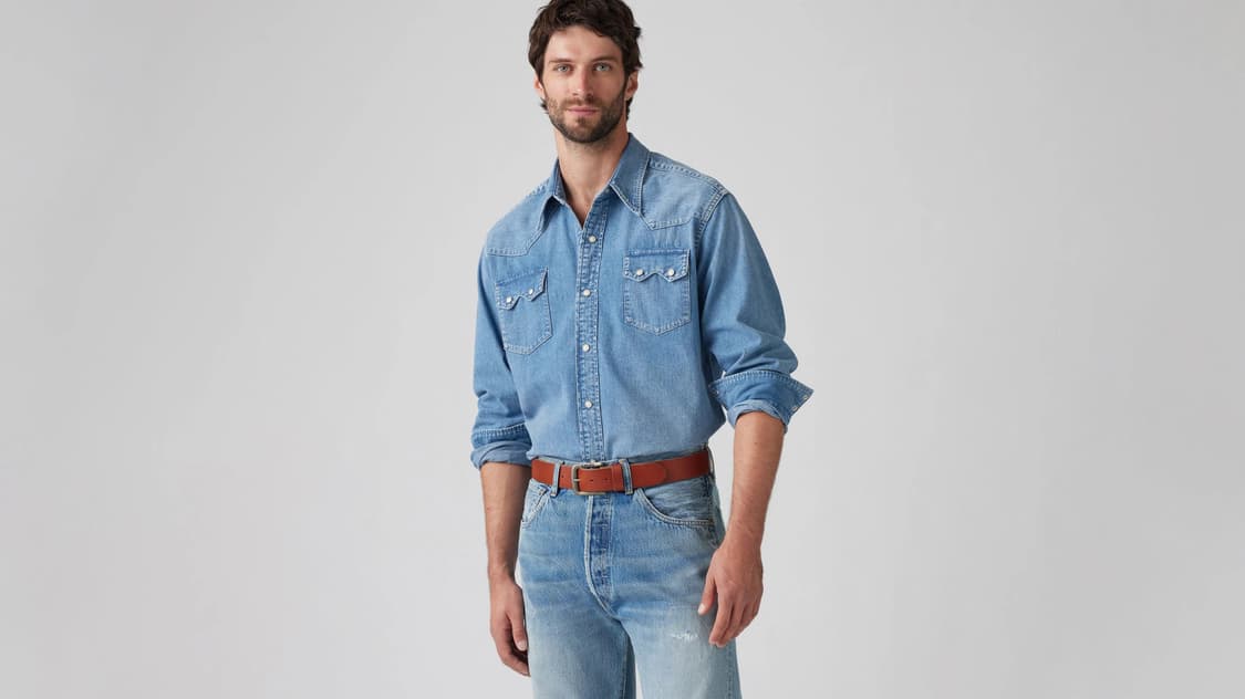 리바이스 LVC 1955 쇼트혼 소우투스 셔츠 001L70000 L사이즈 상품이미지5