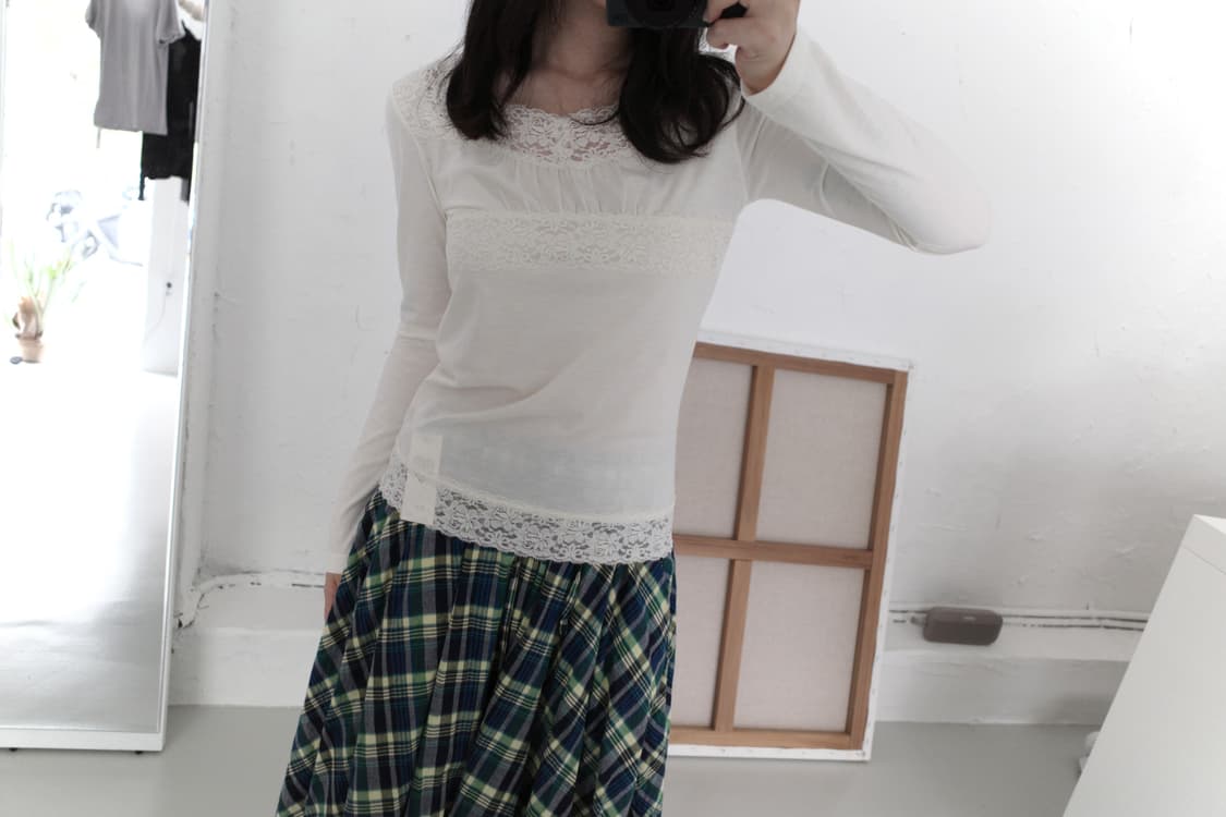 lace long sleeve 상품이미지7
