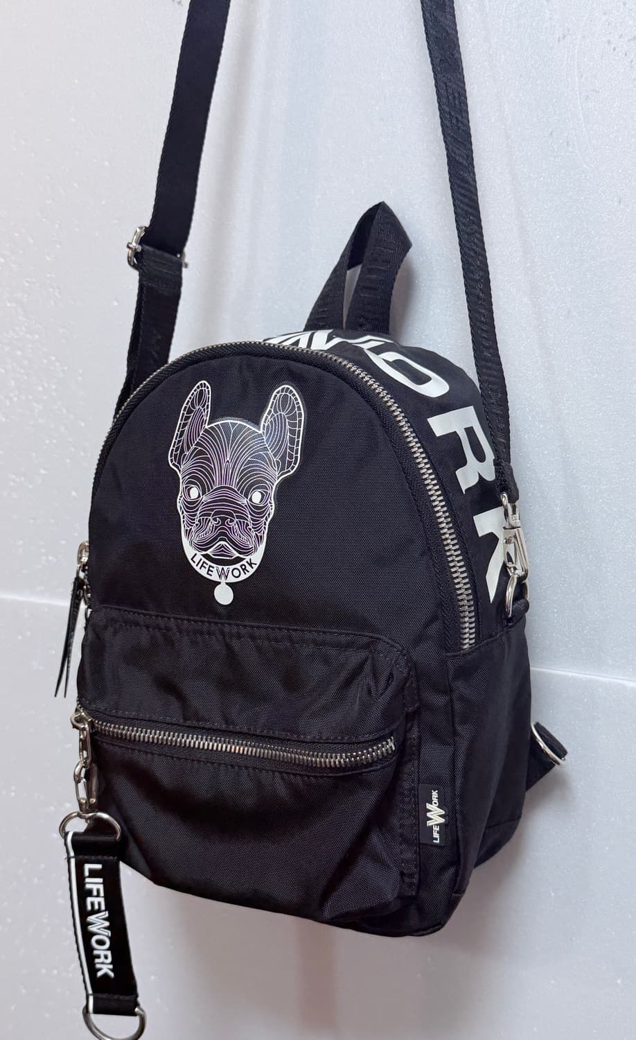 라이프워크 미니 백팩 블랙 상품이미지2