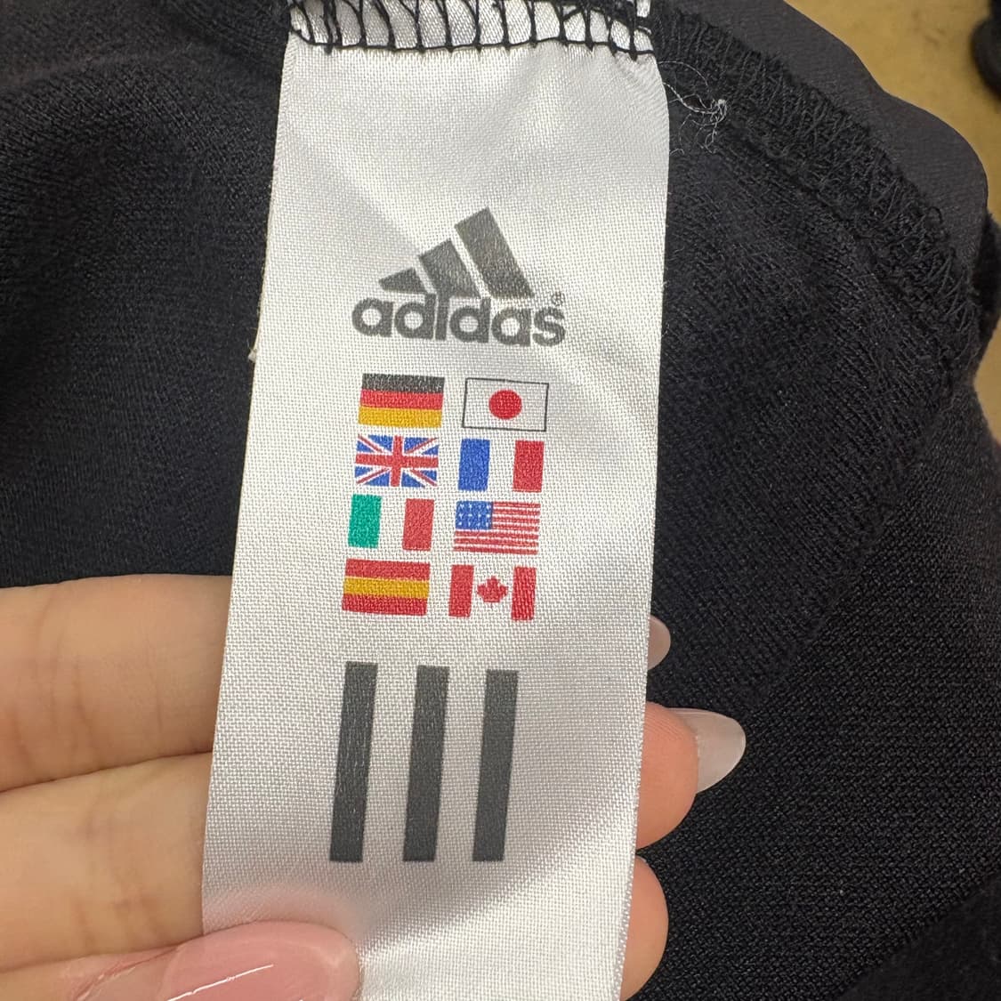 [정품/105] 아디다스 검하 블랙 스카이블루 트랙탑 져지 b16 상품이미지7