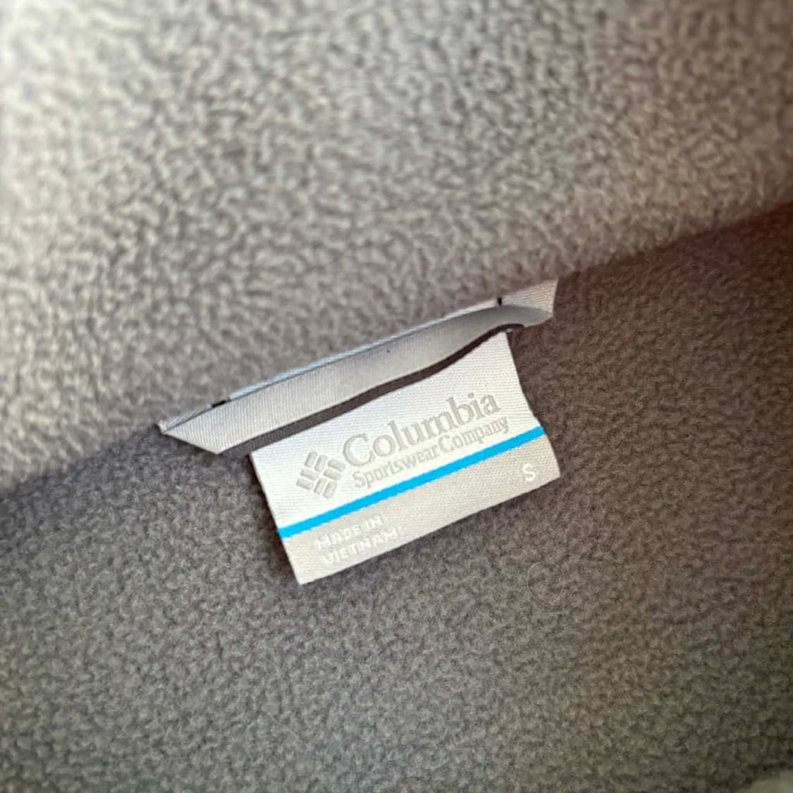 컬럼비아 그레이 플리스 자켓 후리스 희귀져지(S) 상품이미지4