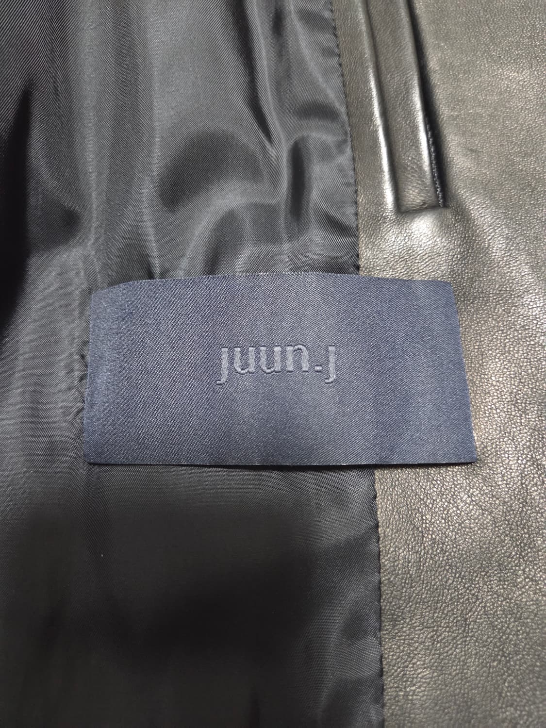 준지 팔가죽 라이더 자켓 상품이미지10