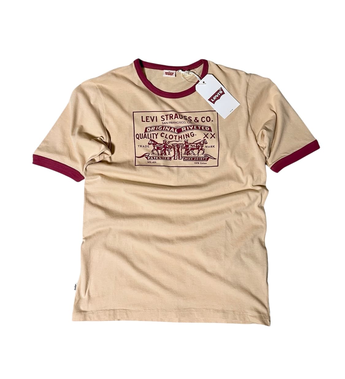 (새상품) 리바이스 L.V.C 한정판 웨스턴 반팔티M 상품이미지1