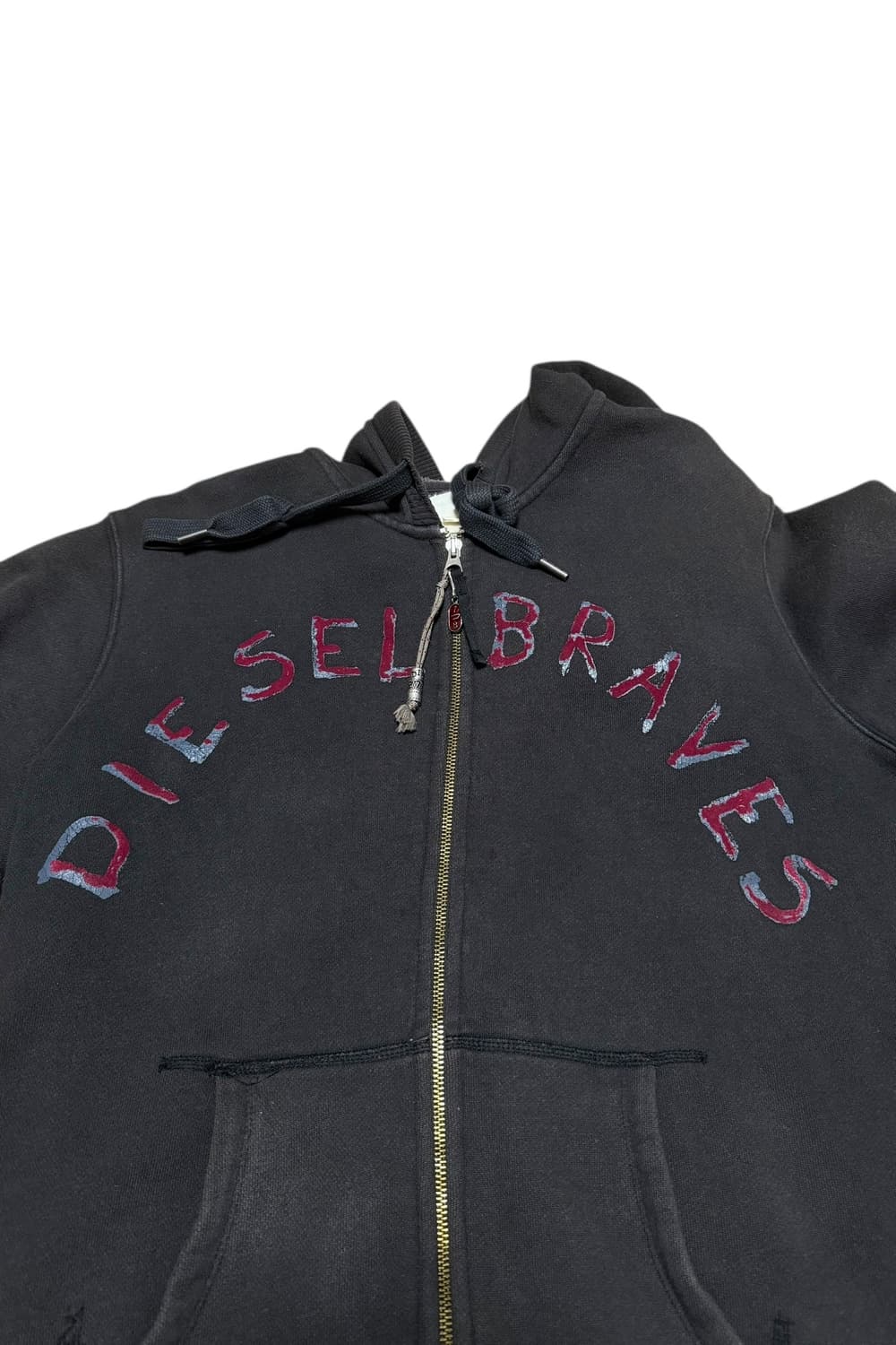 디젤 에스닉 빈티지 후드 집업 XXL 상품이미지5