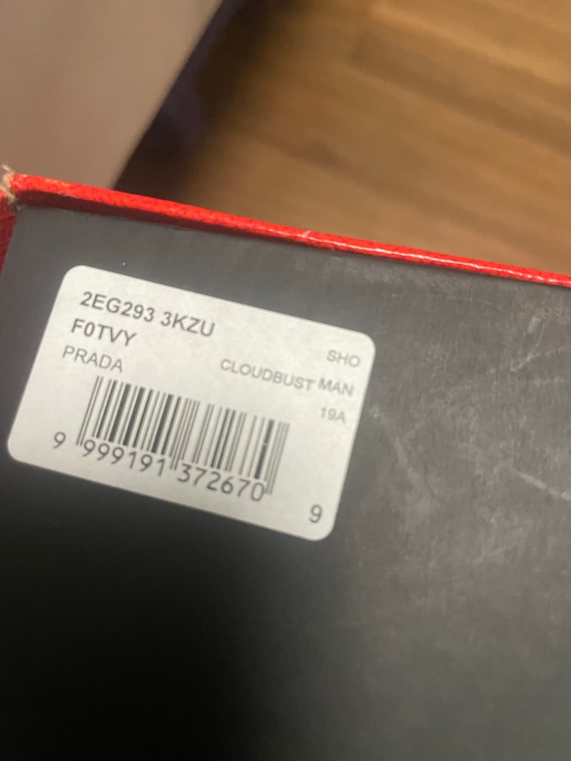 프라다 썬더 클라우드 버스트 uk9 새상품 280 운동화 스니커즈 상품이미지7