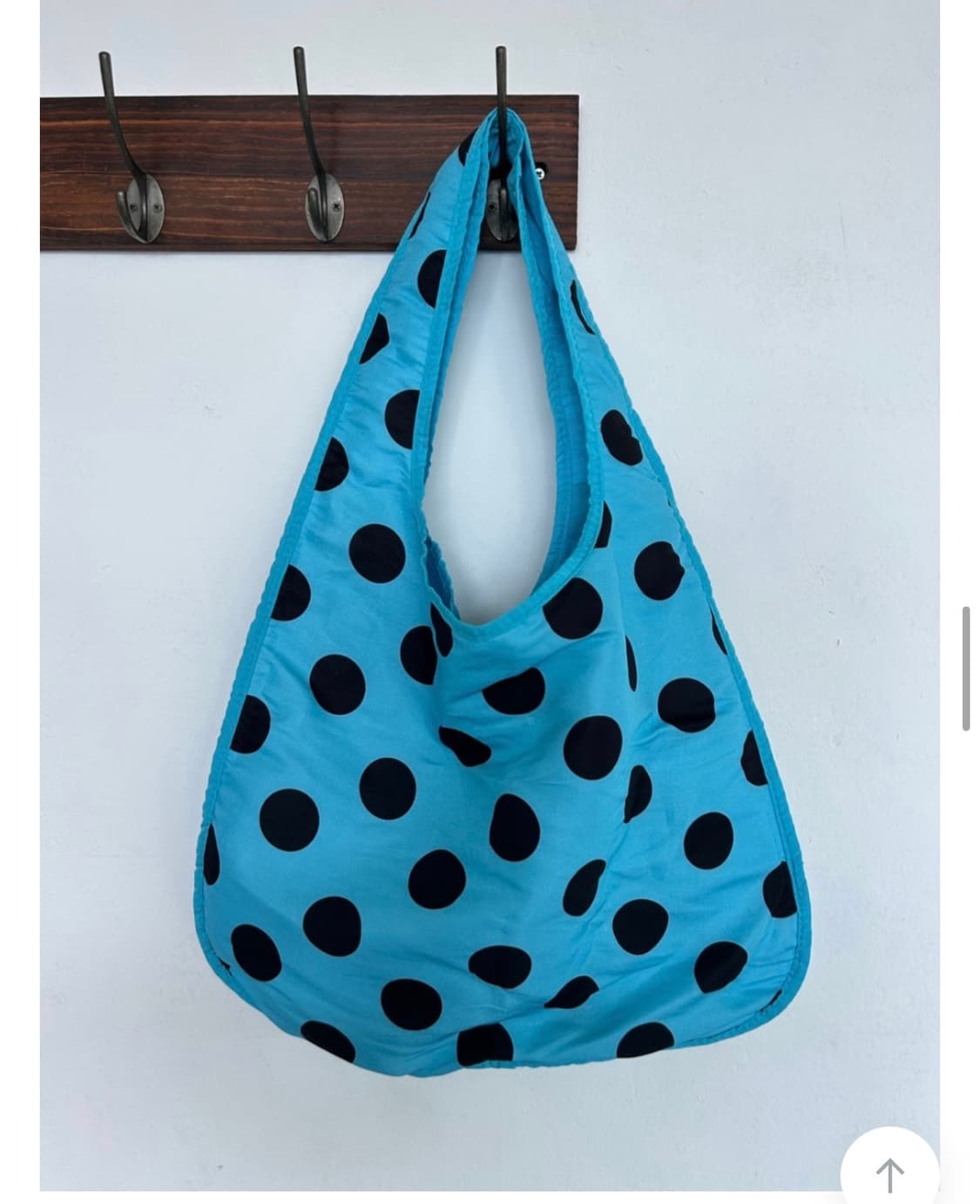 빈티지 블루 도트 에코백 상품이미지6